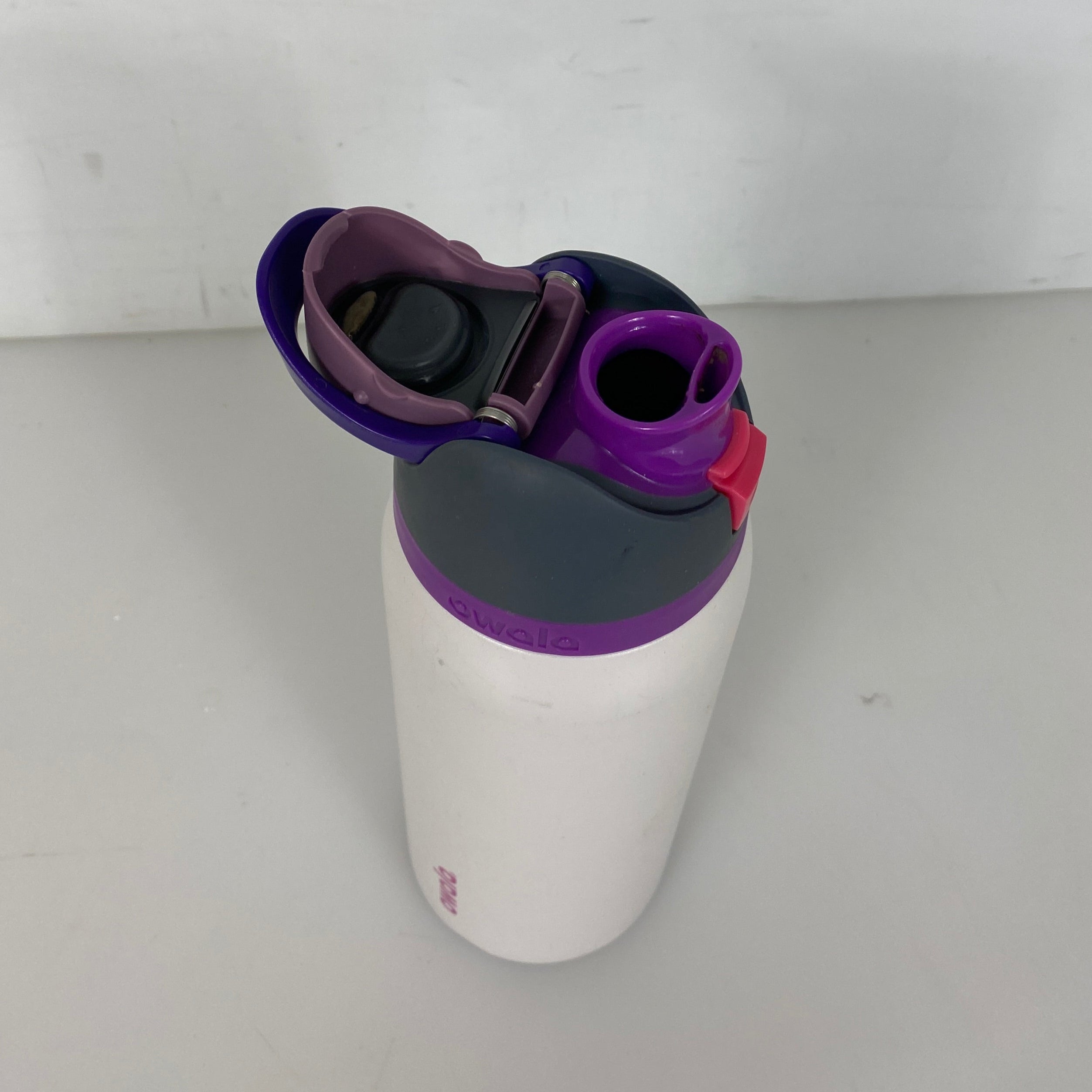 Owala 32 Oz White, Purple, and Grey Water Bottle