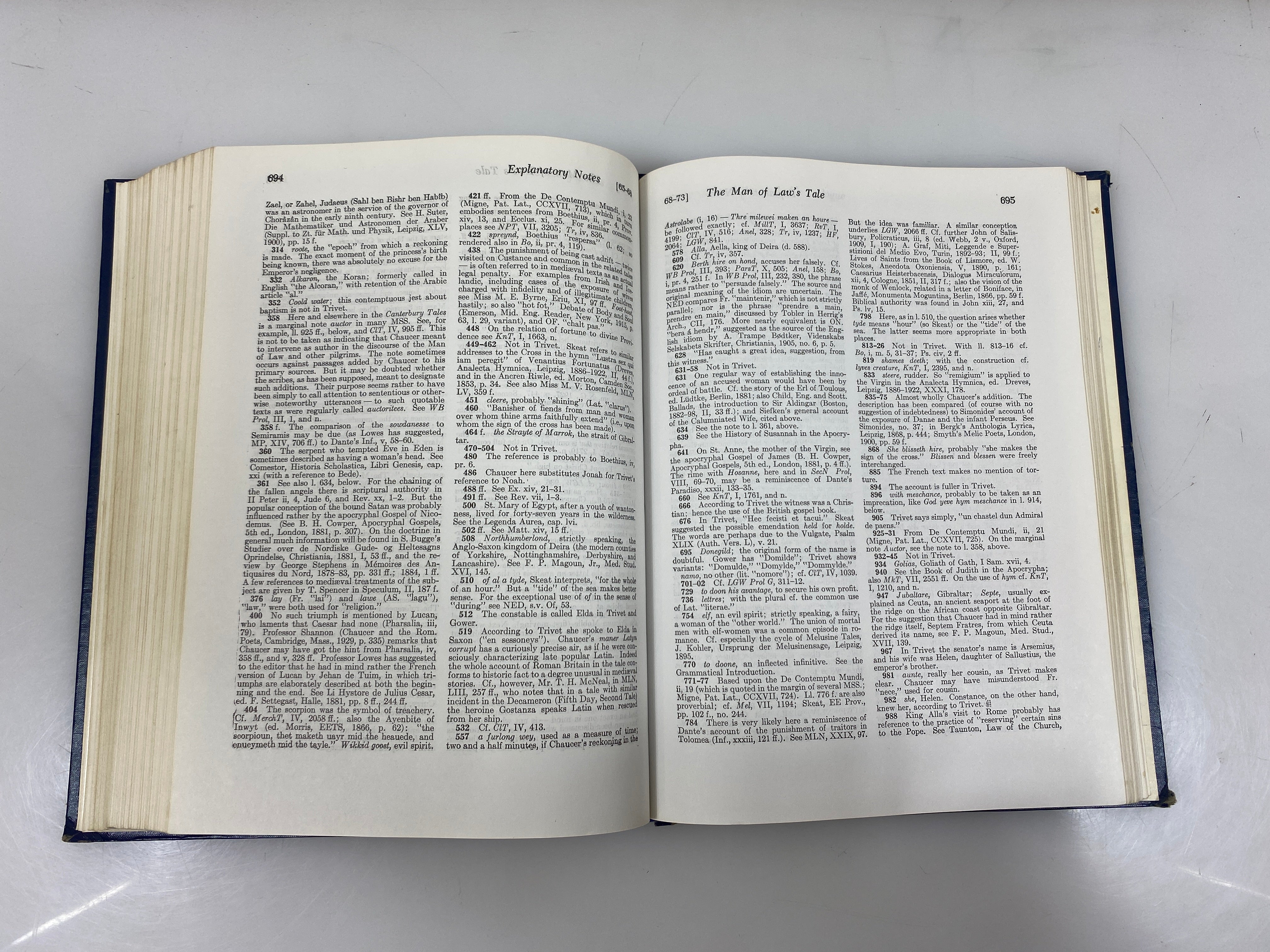 The Works of Geoffrey Chaucer 2nd Ed. 1957 HC