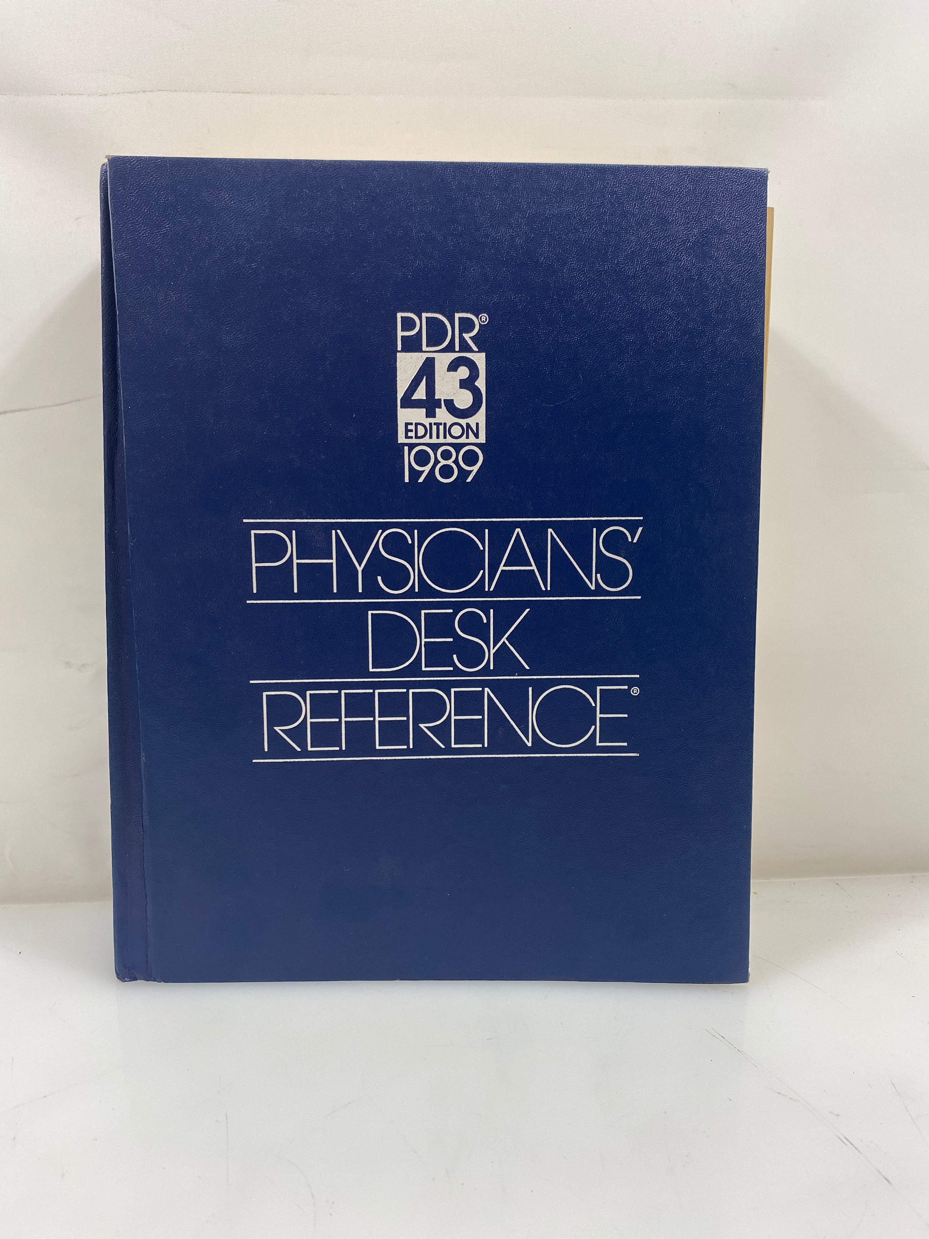 Physicians' Desk Reference 43rd Ed. 1989 HC