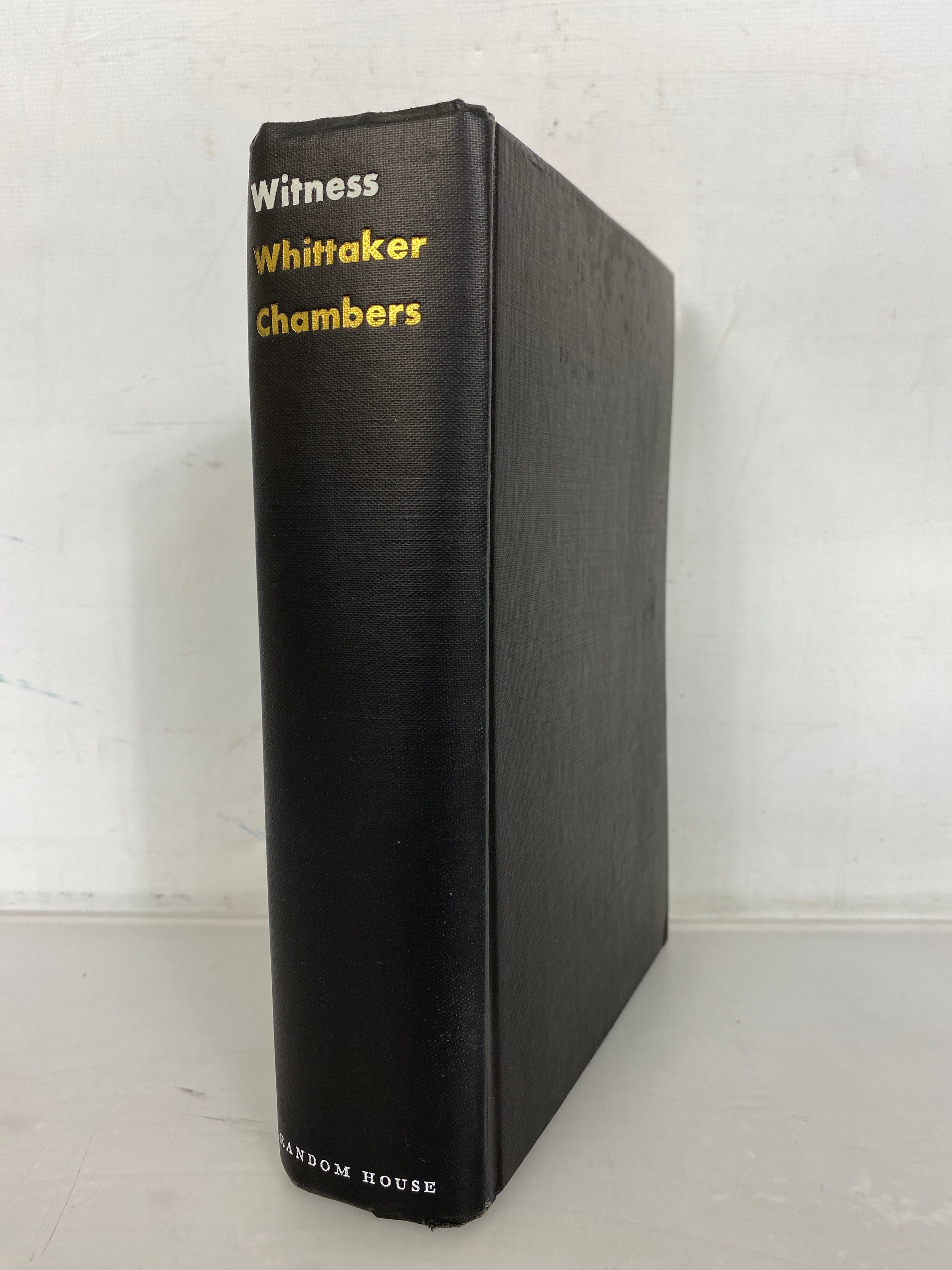 Witness by Whittaker Chambers 1952 First Printing HC