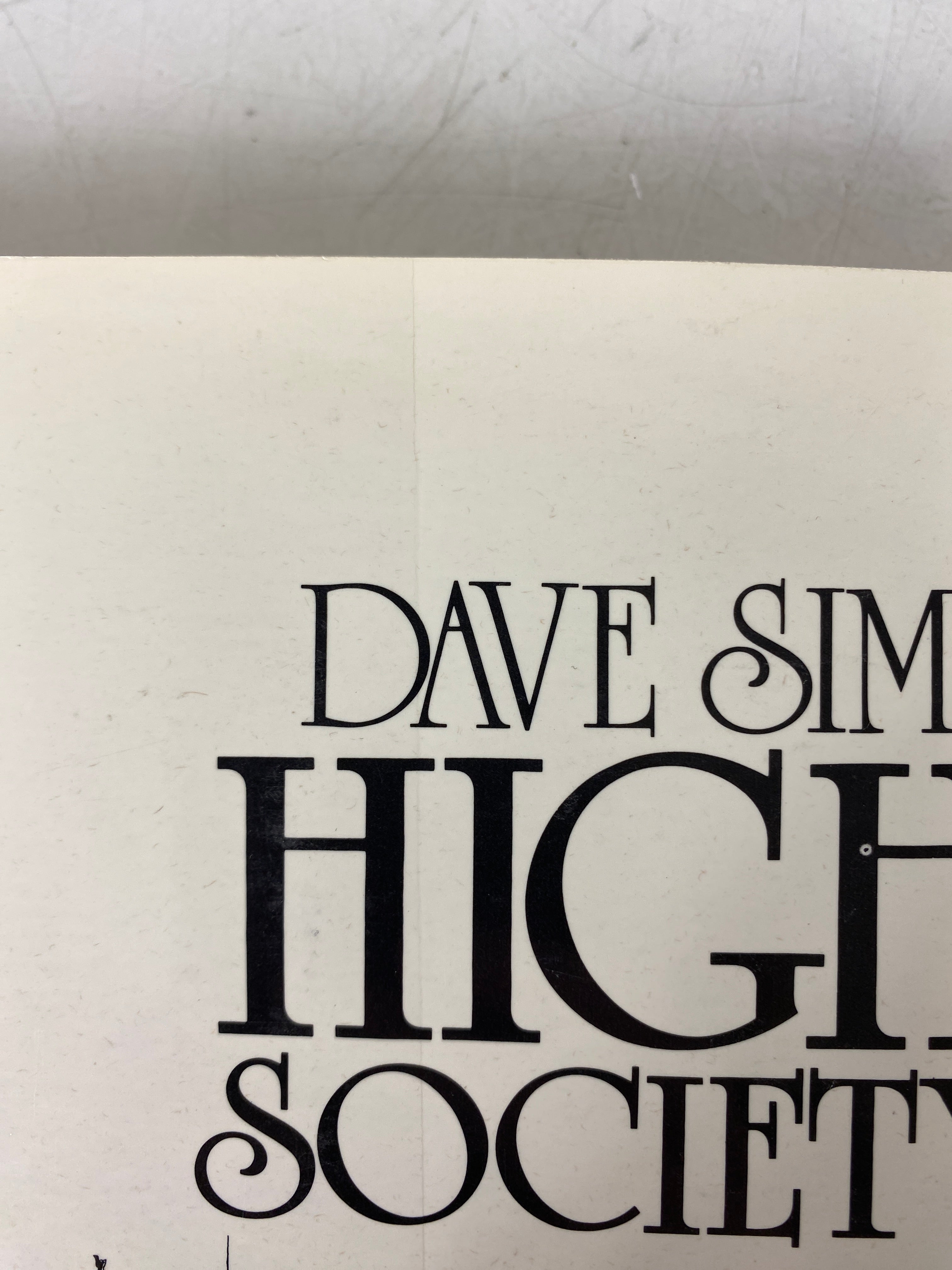 High Society by Dave Sim (1986) Cerebus