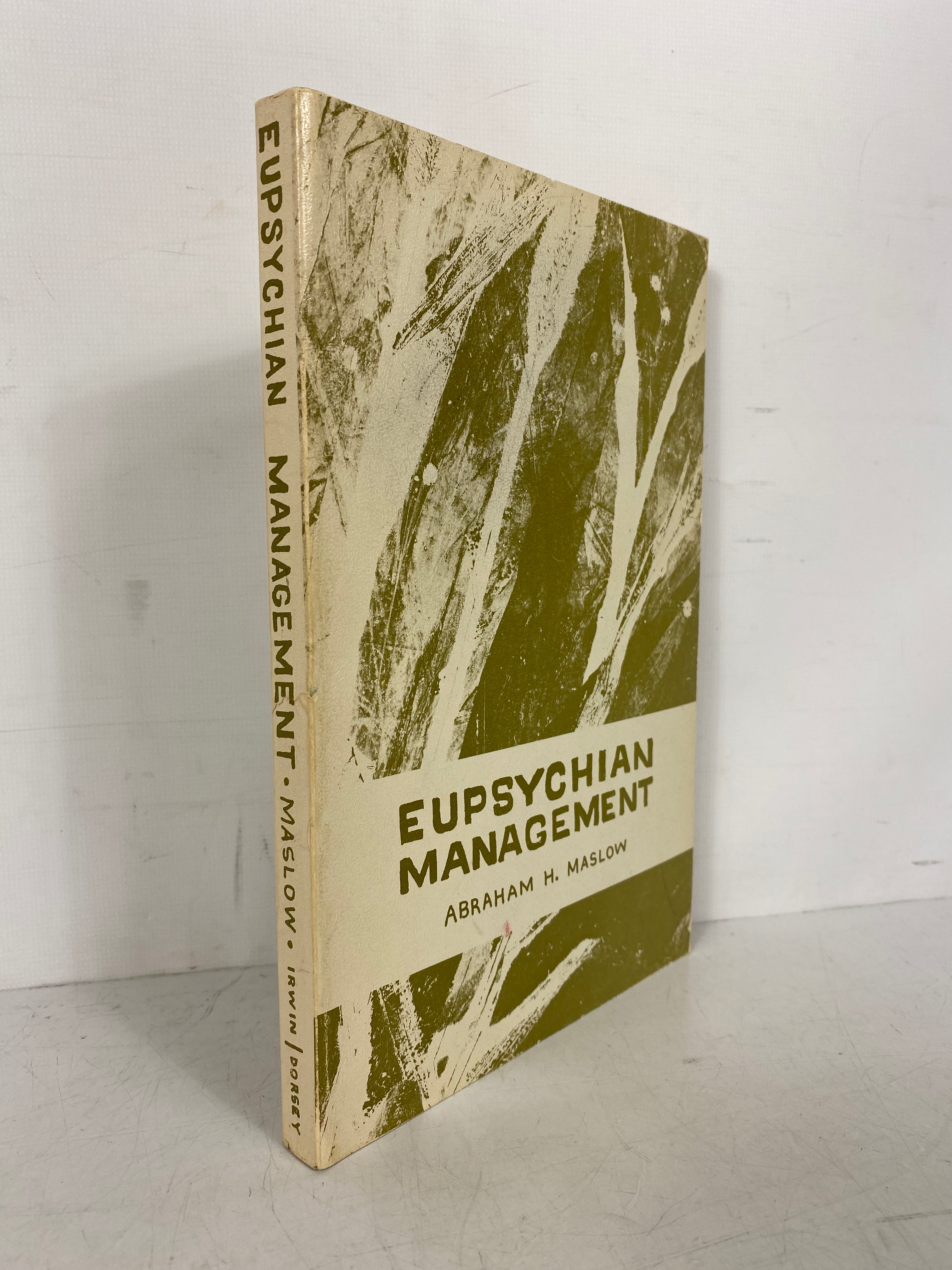 Eupsychian Management Abraham Maslow 1969 8th Printing SC