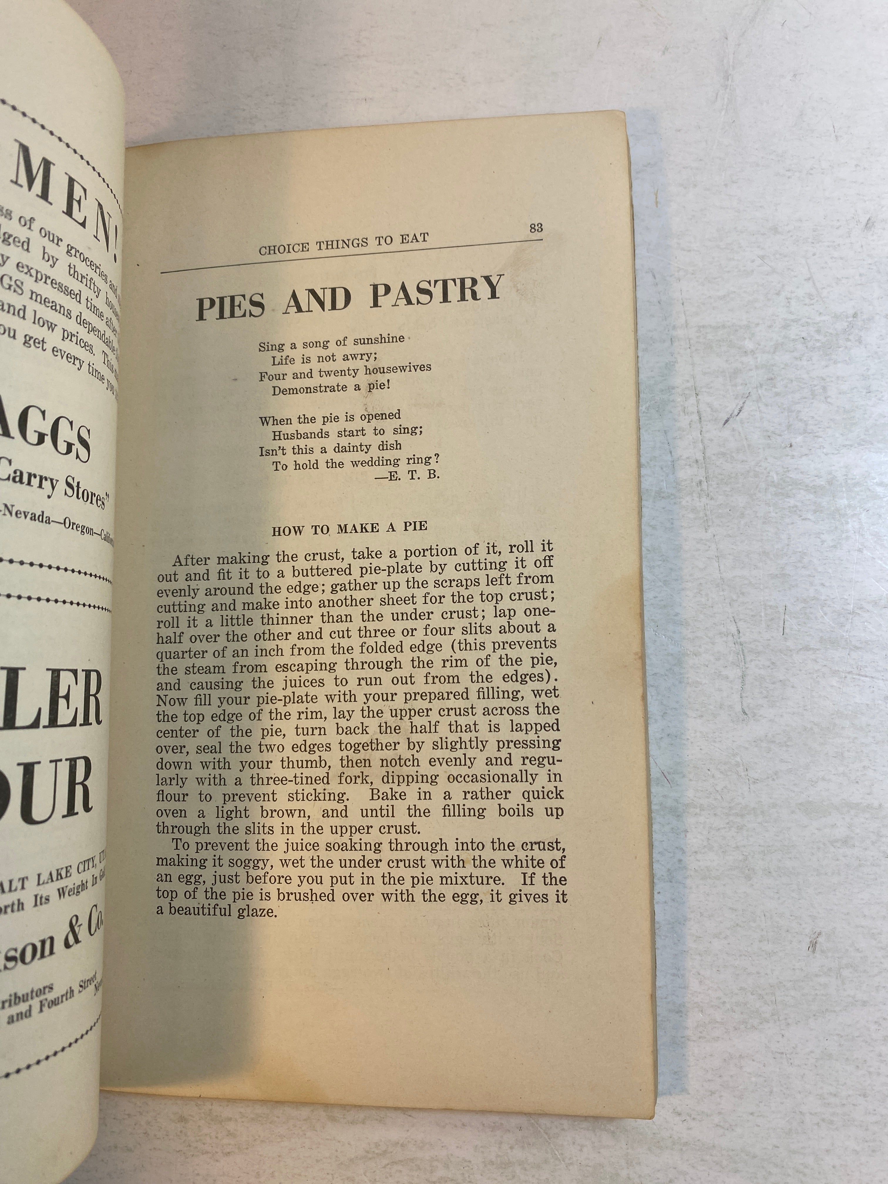 Good Things to Eat Women of Trinity Guild Reno, NV SC 1924