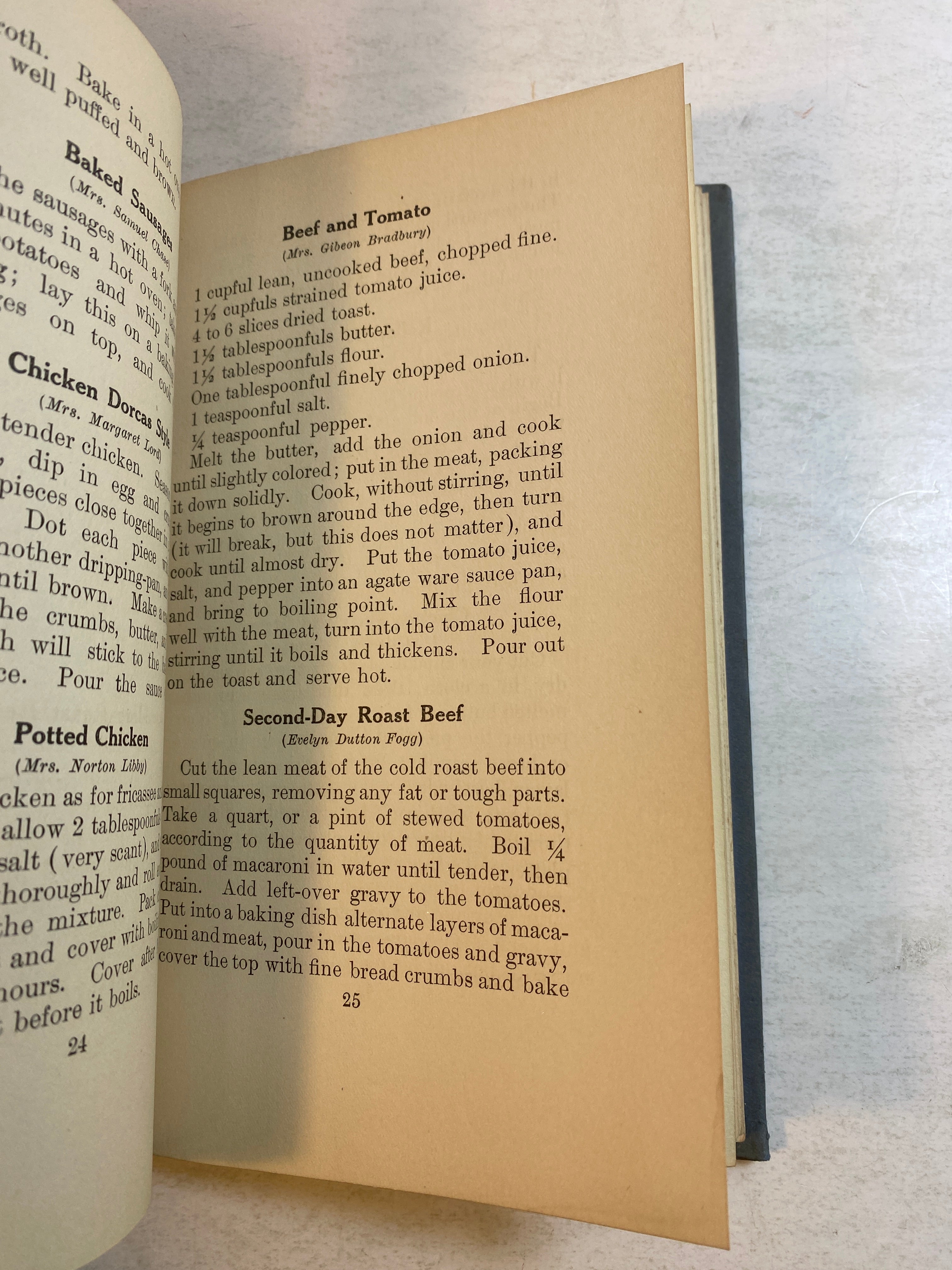 Dorcas Dishes Country Cooking Kate Wiggin HC 1911