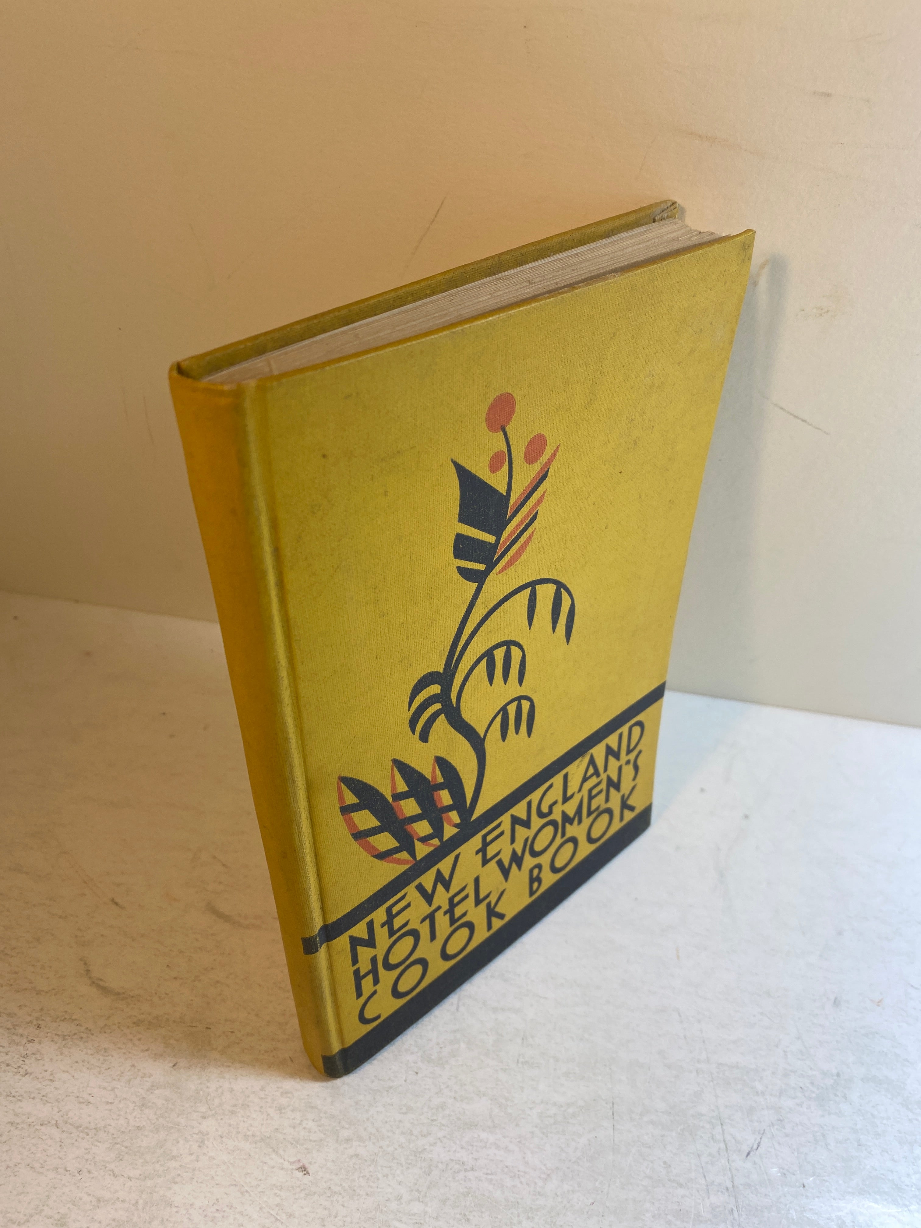New England Hotel Woman's Cook Book 1933 HC