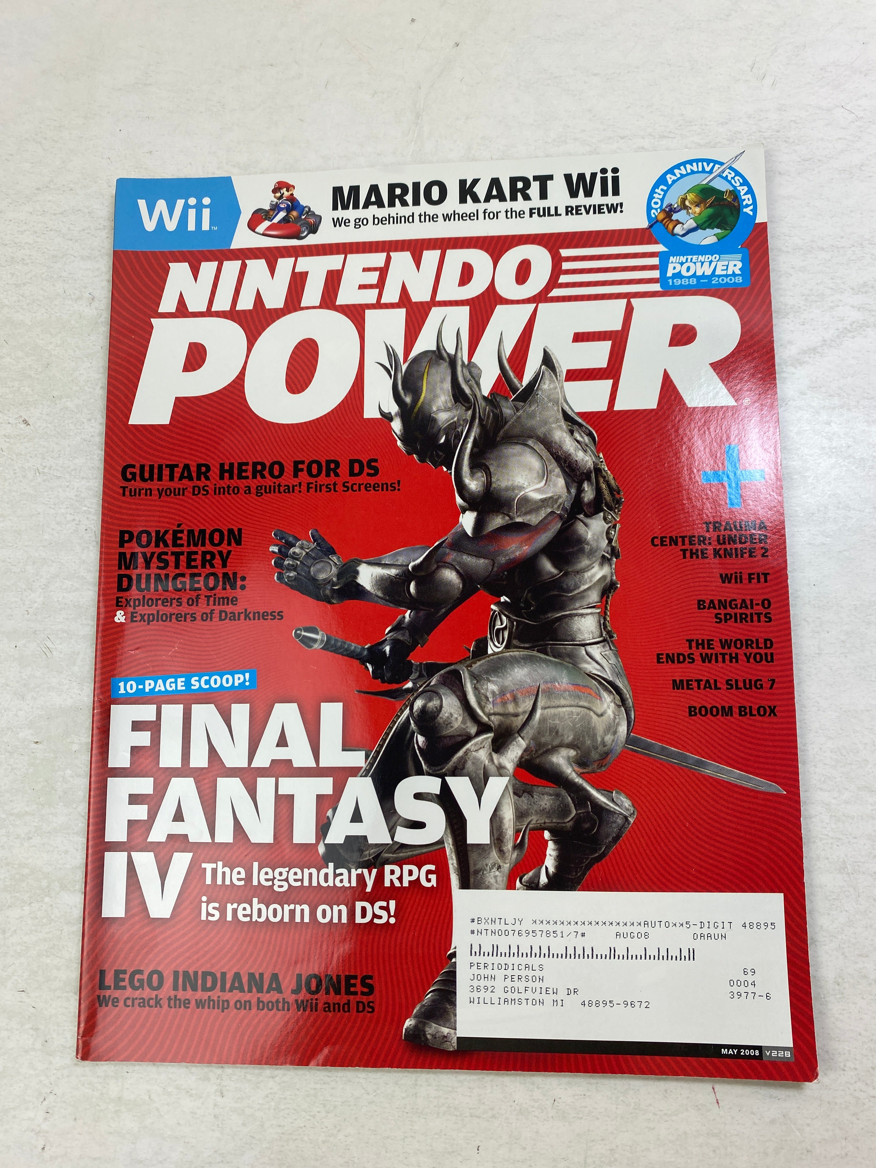 Nintendo Power Magazine Vol 228 May 2008