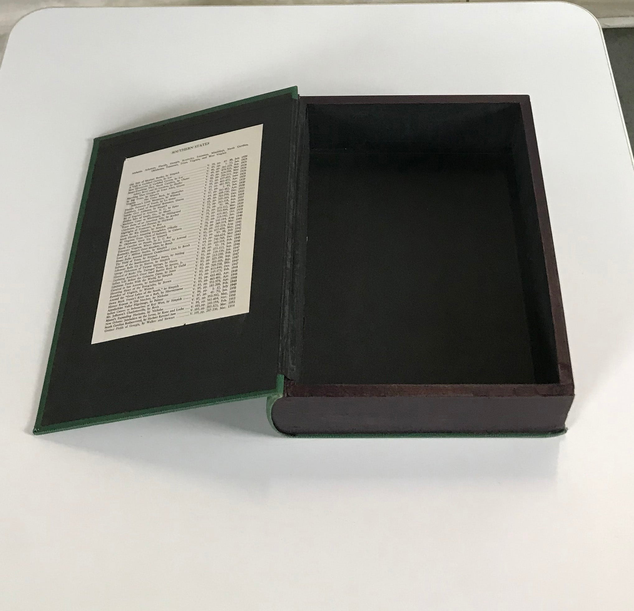 Fake Book with Compartment