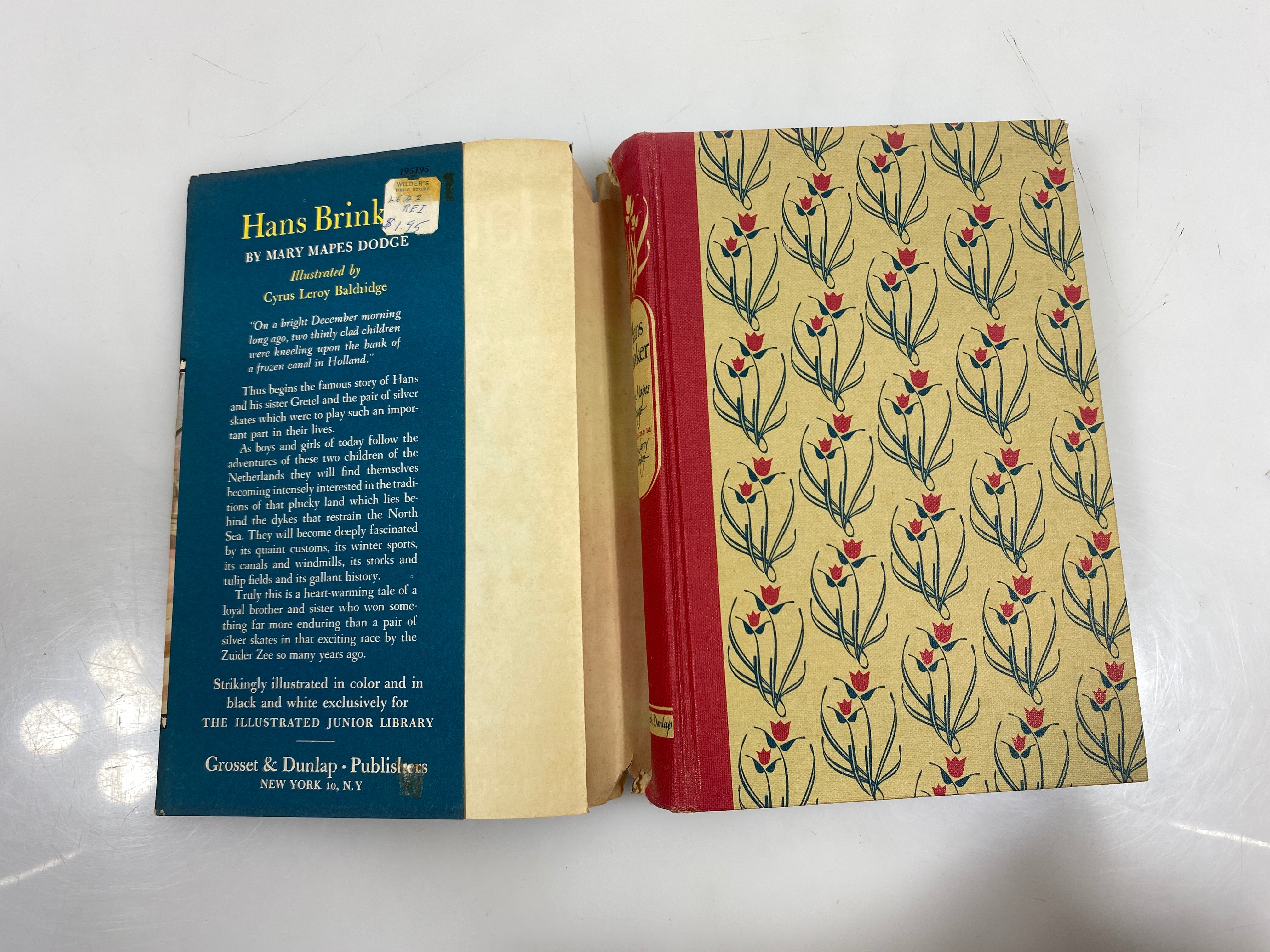 Hans Brinker by Mary Mapes Dodge 1945 HCDJ
