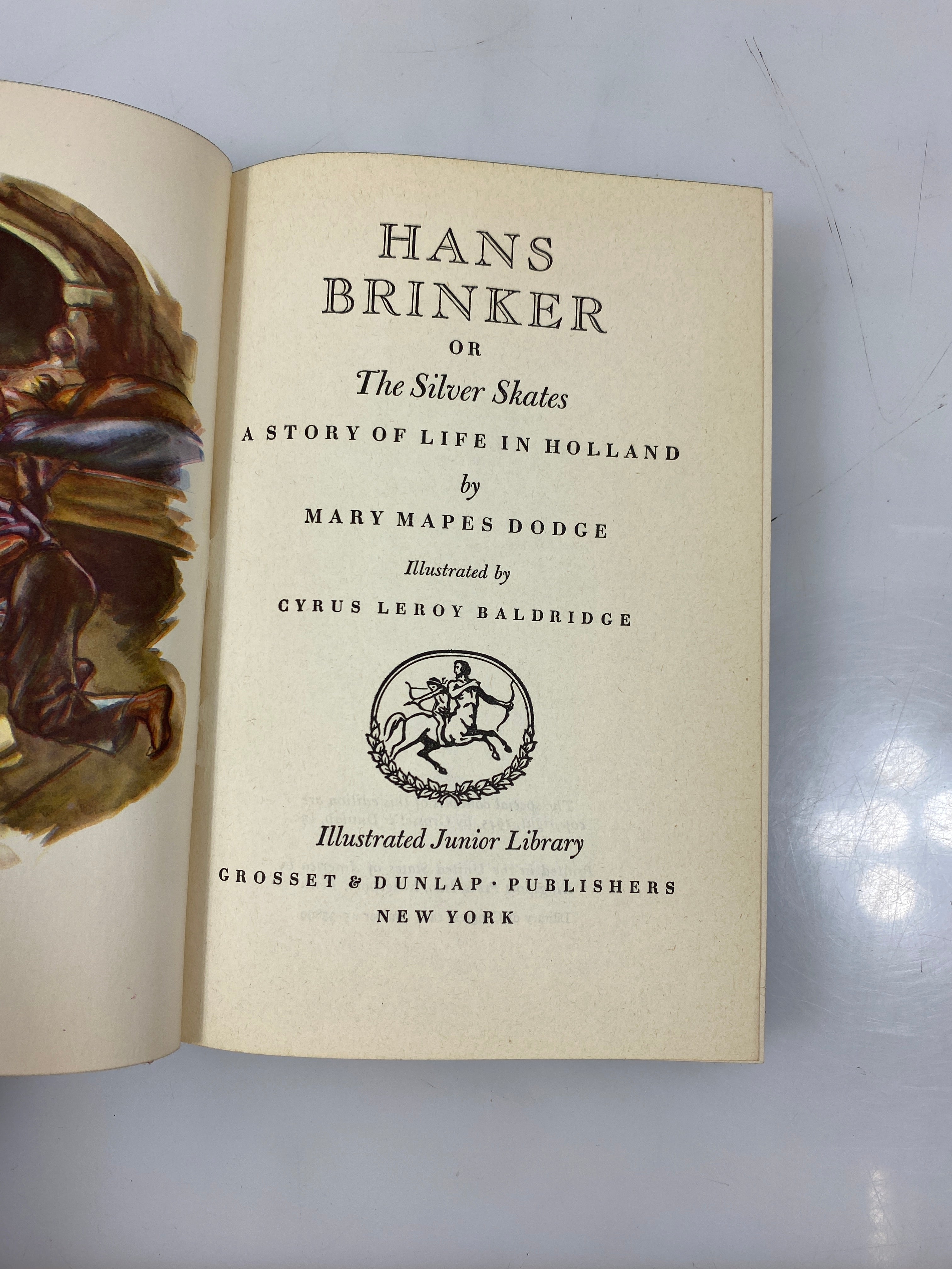 Hans Brinker by Mary Mapes Dodge 1945 HCDJ
