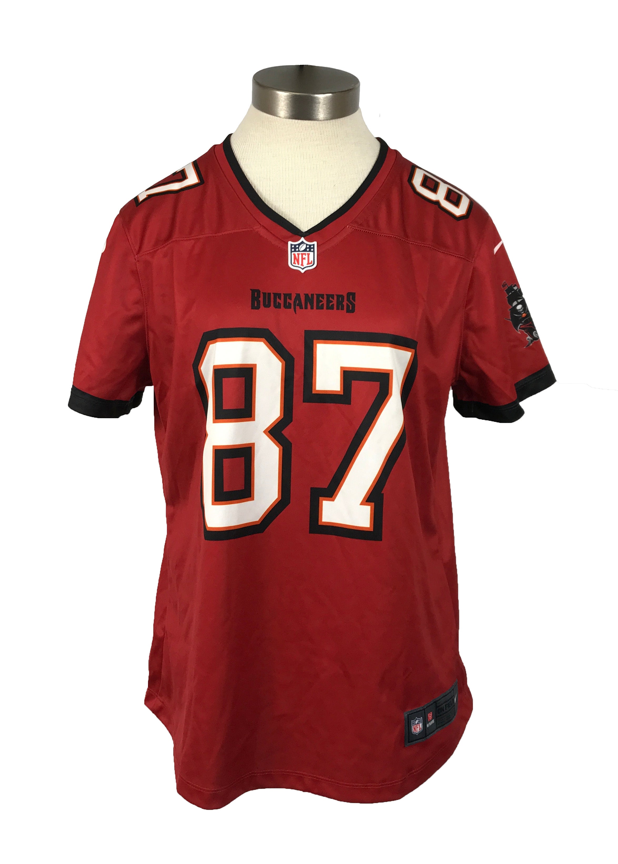 Nike On-Field Apparel Red Rob Gronkowski Buccaneers Jersey Youth Size Large