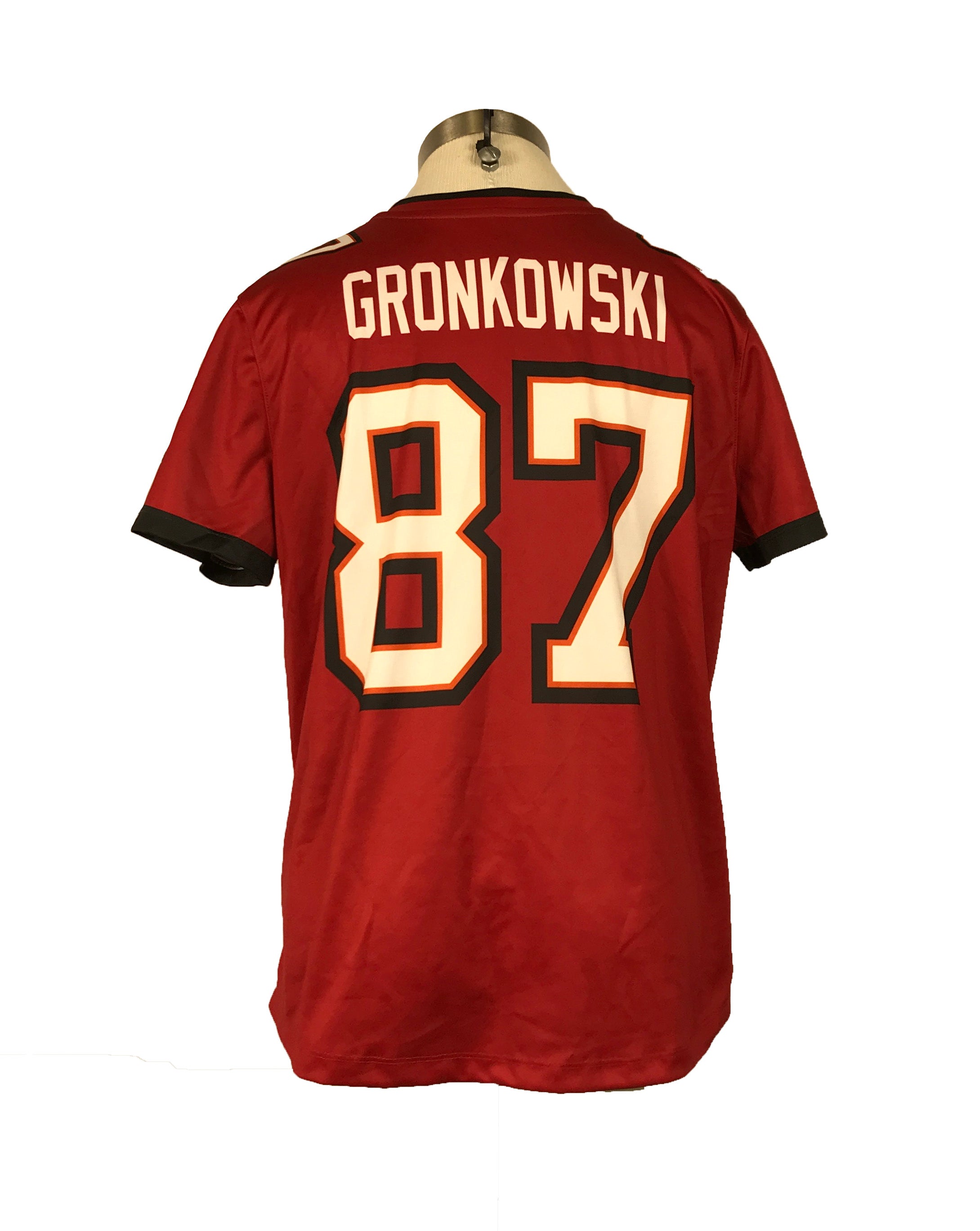 Nike On-Field Apparel Red Rob Gronkowski Buccaneers Jersey Youth Size Large