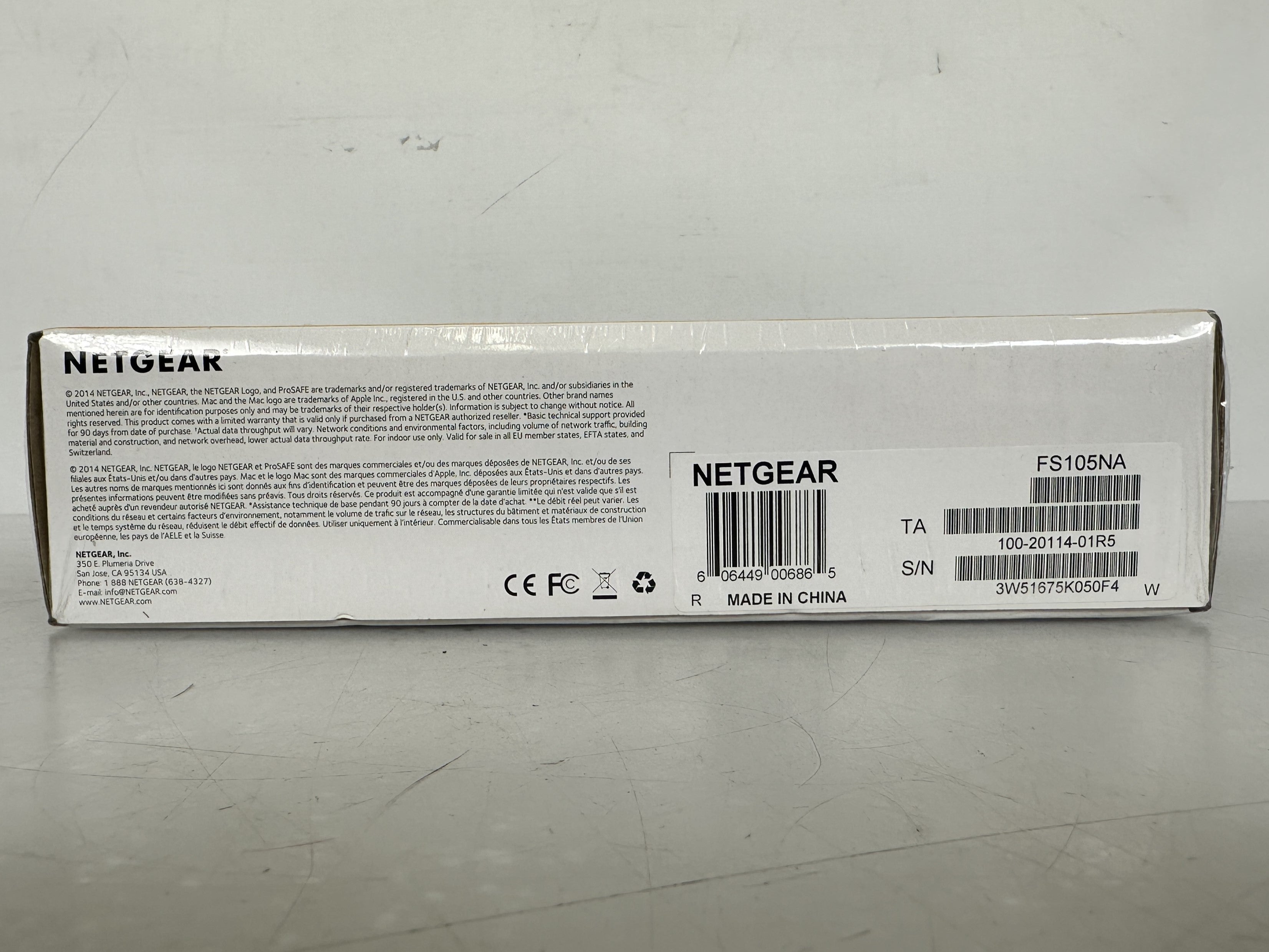 Netgear ProSAFE FS105 5-Port 10/100 Desktop Switch