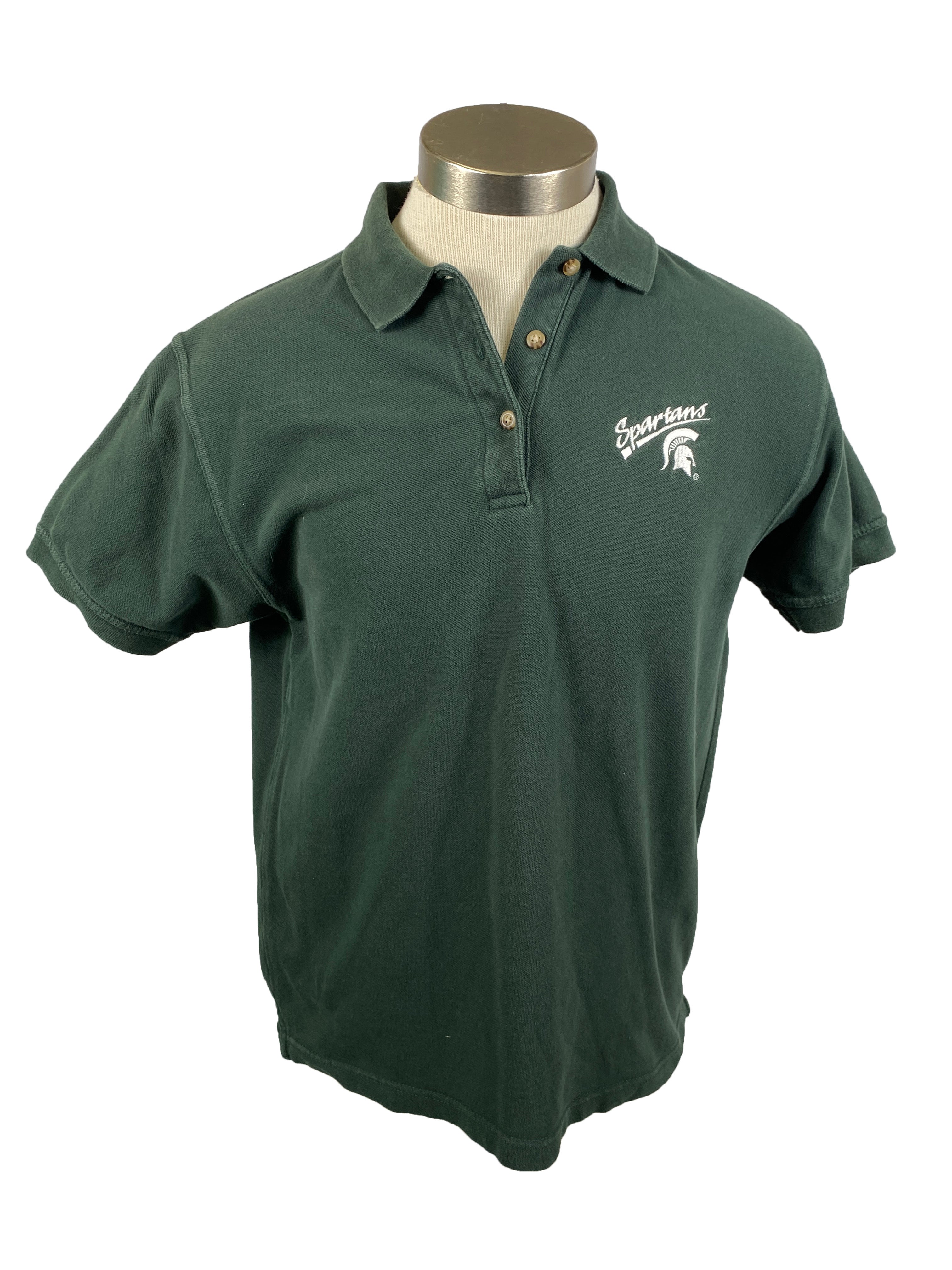 Green Michigan State Spartans Polo Men's Size M
