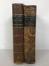 Lot of 2 Medical Texts On the Diseases of Infants and Children 1850-1853 HC