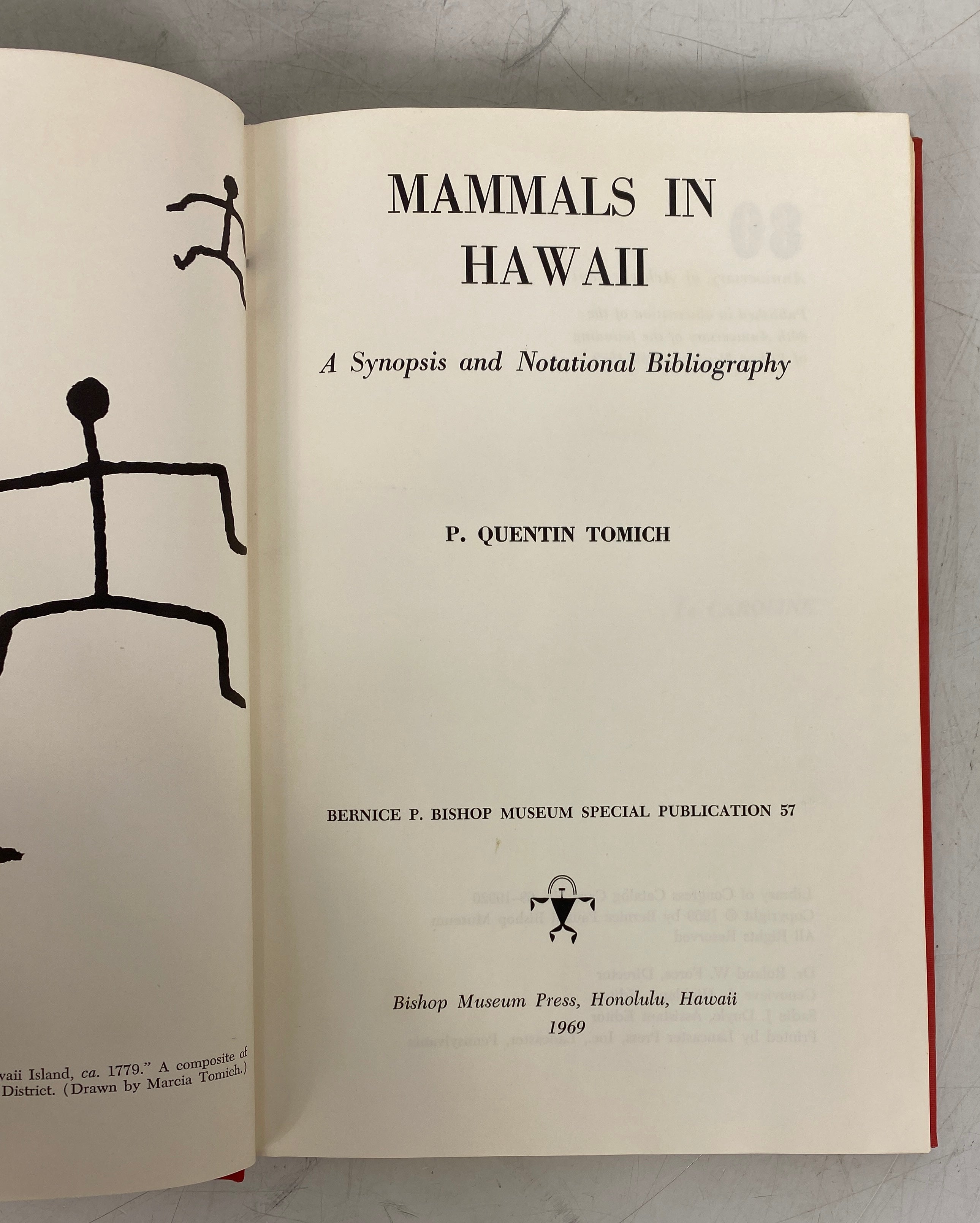 Mammals in Hawaii by P. Quentin Tomich 1969 Vintage HC