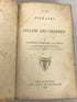 Lot of 2 Medical Texts On the Diseases of Infants and Children 1850-1853 HC