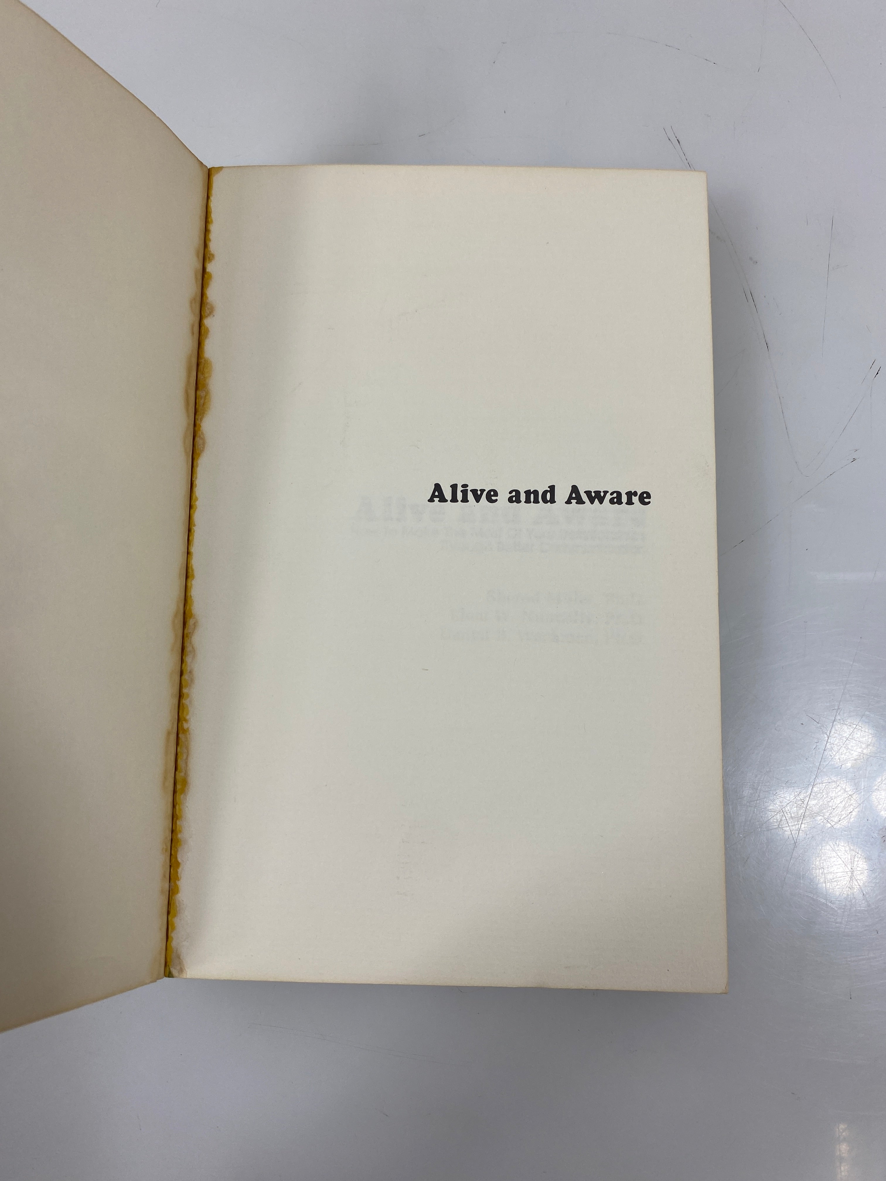 Alive and Aware by Miller/Nunnally/Wackman 1977 SC