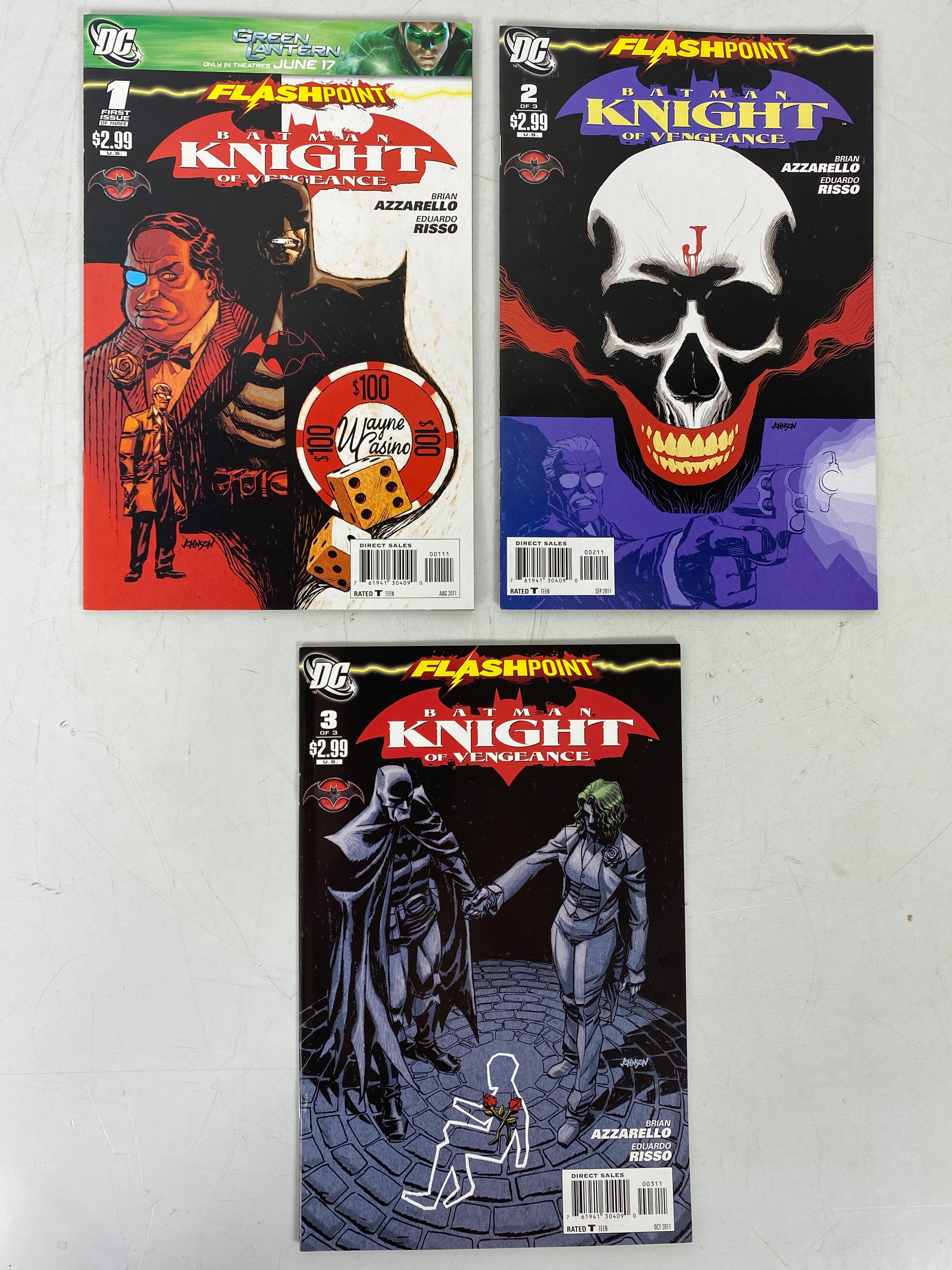 Flashpoint Knight of Vengeance #1-3 Complete (2011)