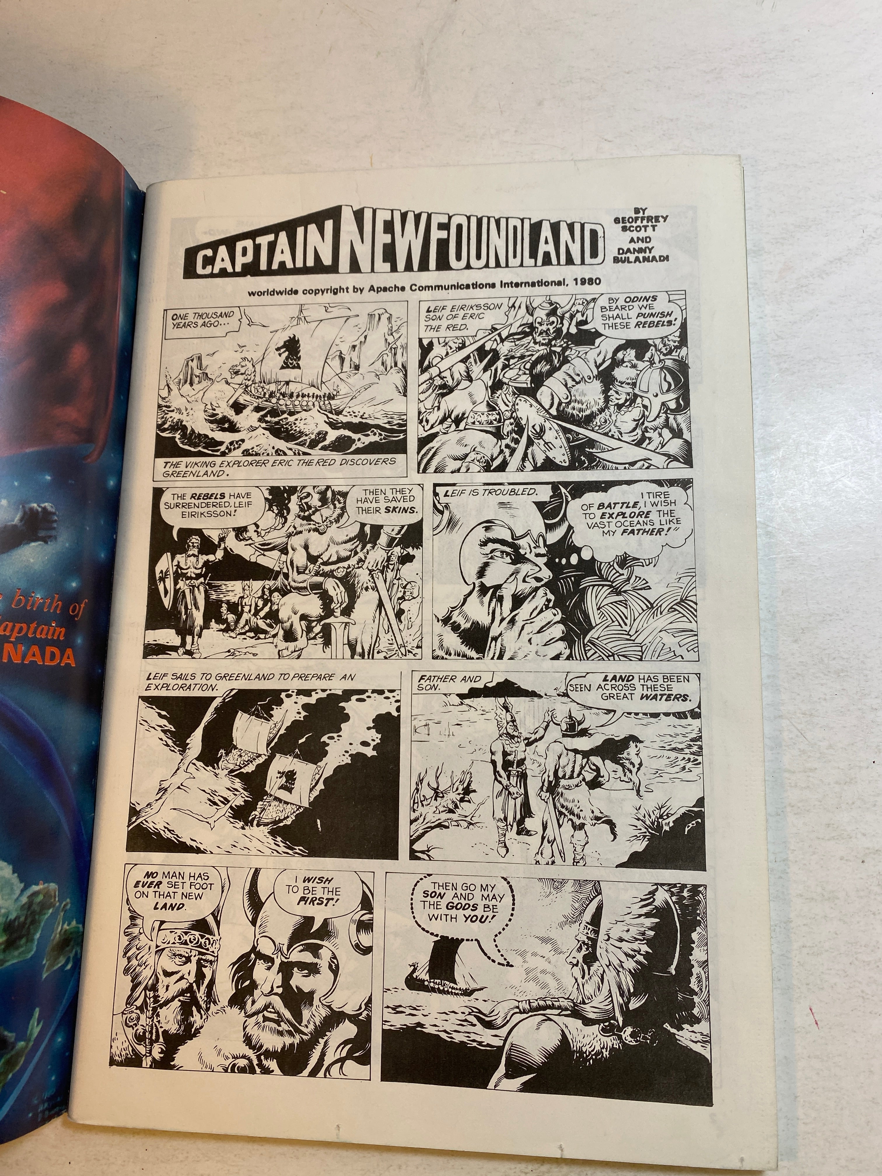 Captain Newfoundland Collector's Edition 1981 Cosmic Comic