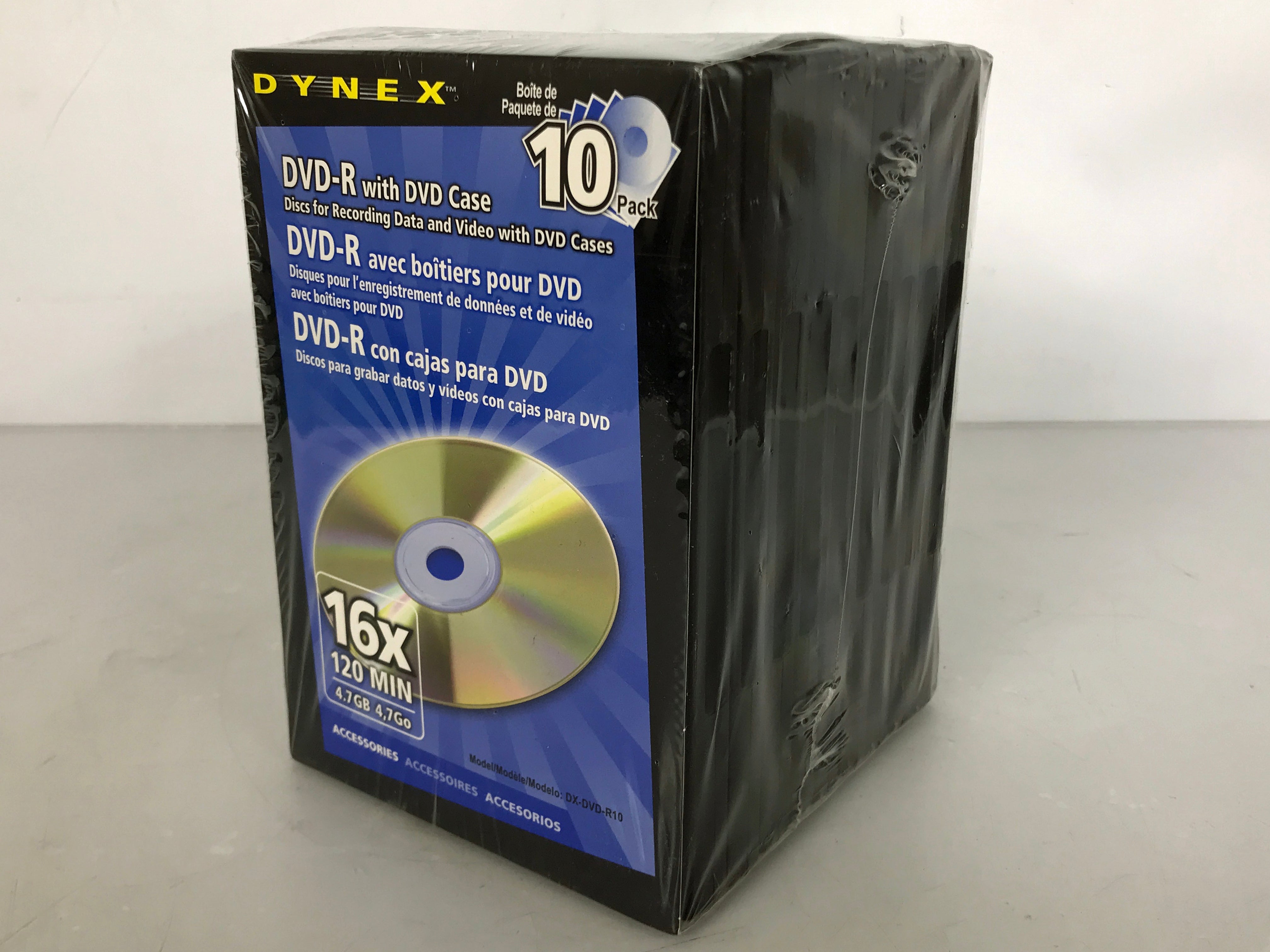 Dynex 4.7GB DVD-R w/ DVD Case Pack of 9 – MSU Surplus Store