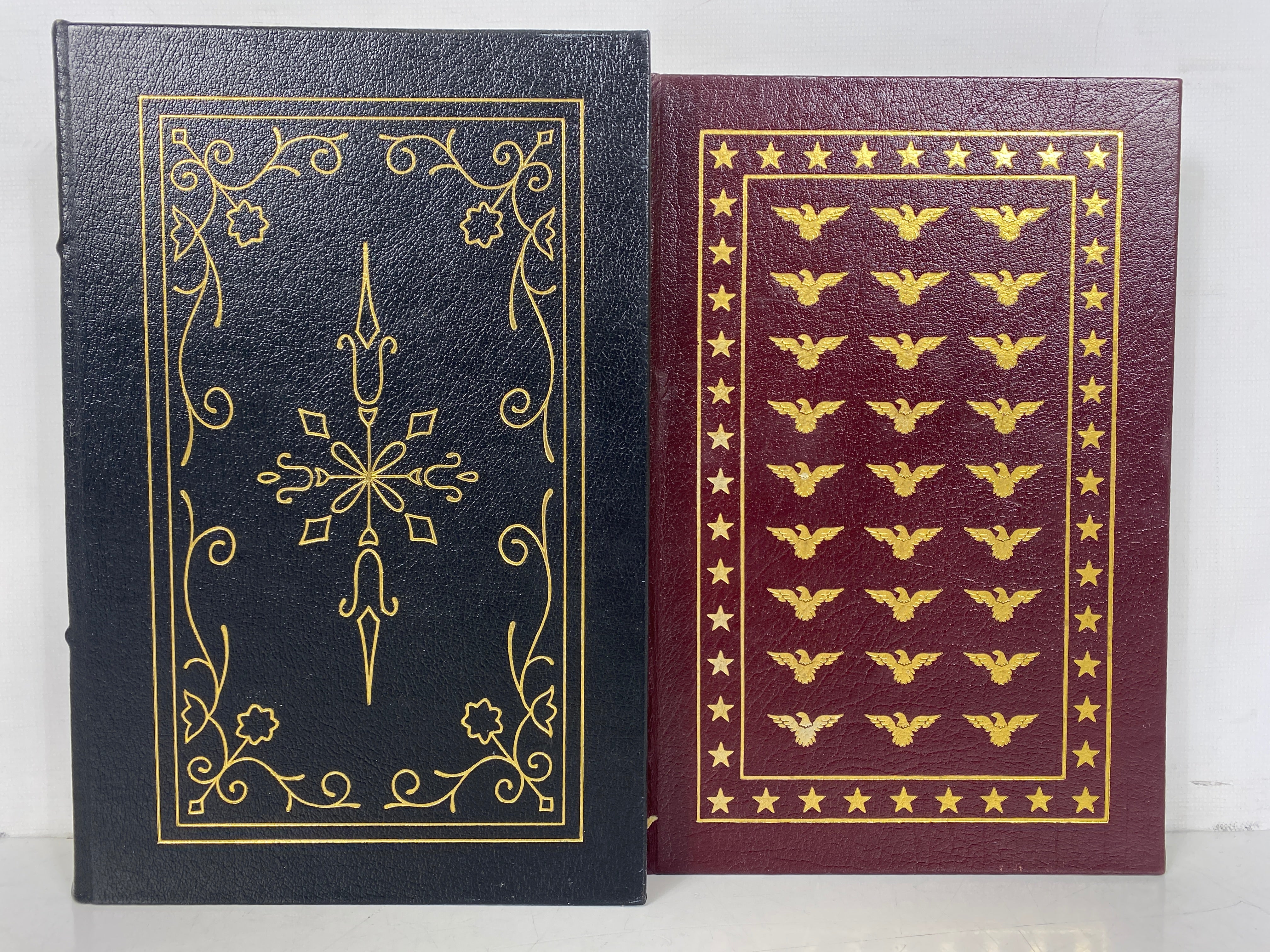 2 Easton Press: Carl Sandburg's Abraham Lincoln/JFK The Burden & the Glory