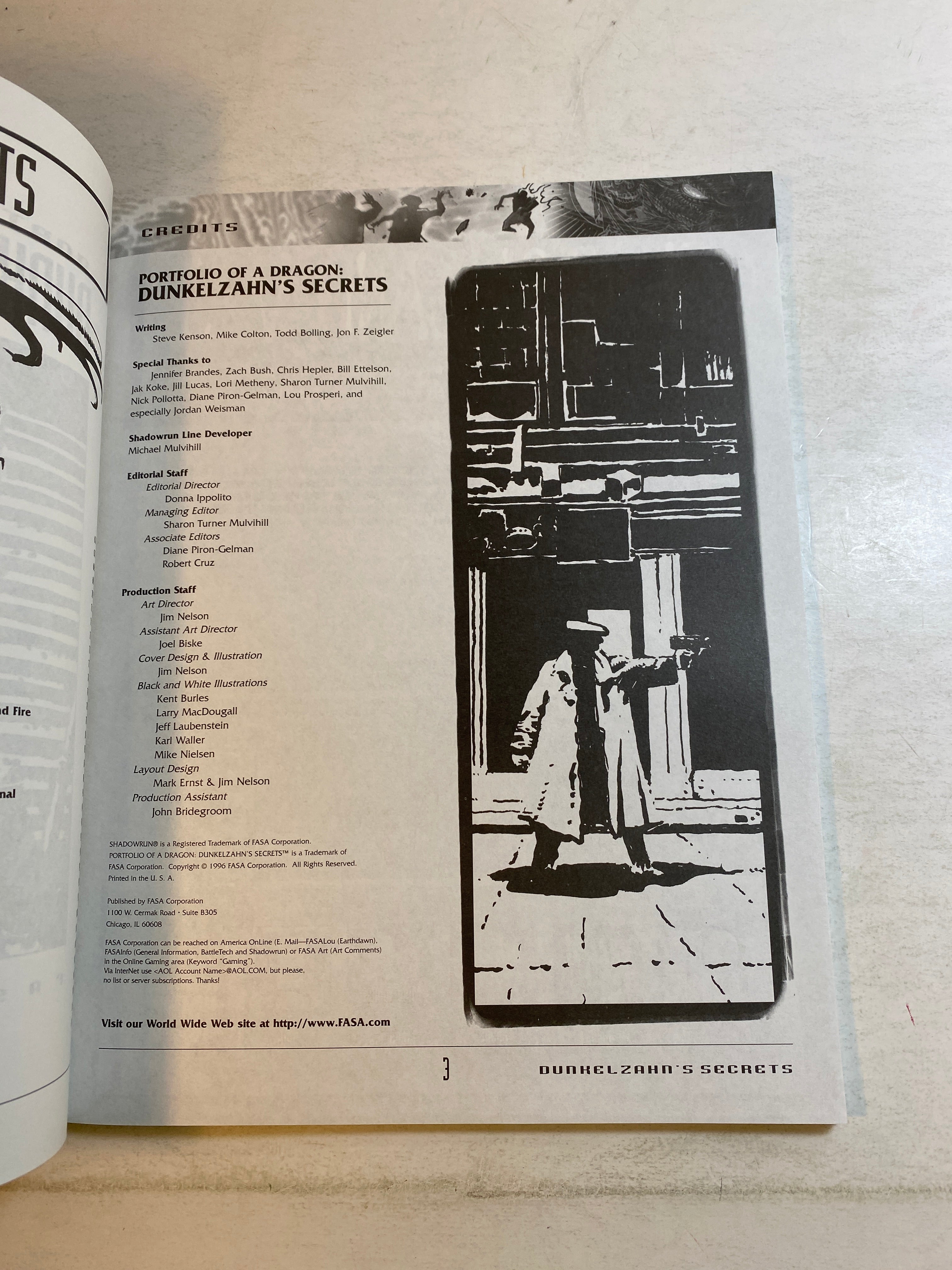 Shadowrun RPG Dunkelzahn's Secrets SC 1996