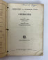 2 Vintage Science Workbooks: Chemistry & Physics 1940s SC Partially Completed