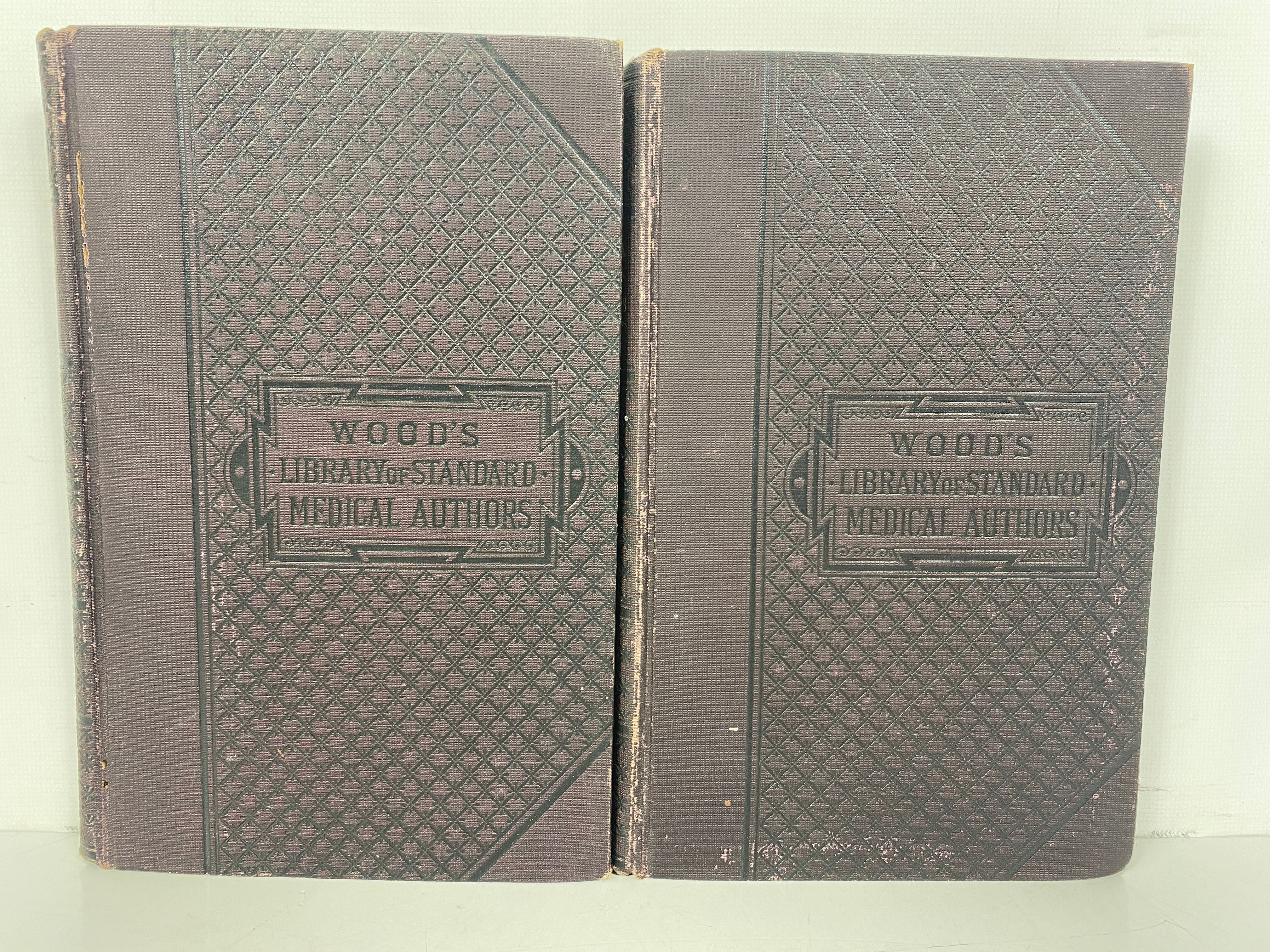 2 Wood's Library of Medical Authors: Diseases of Women/Materia Medica 1879 HC