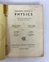 2 Vintage Science Workbooks: Chemistry & Physics 1940s SC Partially Completed