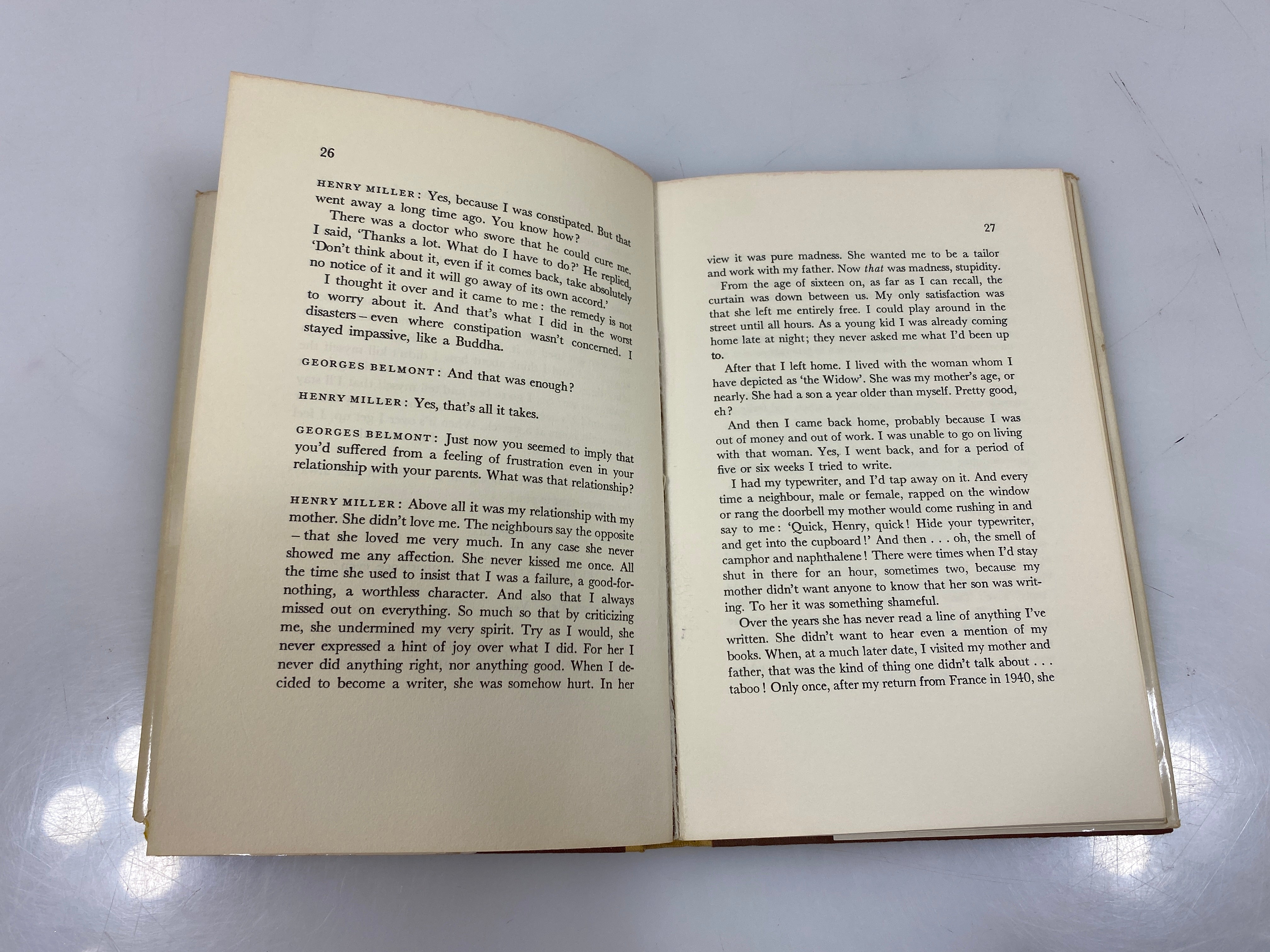 Henry Miller in Conversation with Georges Belmont 1972 HCDJ