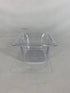 Box of 6 Vollrath Super Pan 3 100MM Clear Plastic Pan