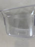 Box of 6 Vollrath Super Pan 3 100MM Clear Plastic Pan