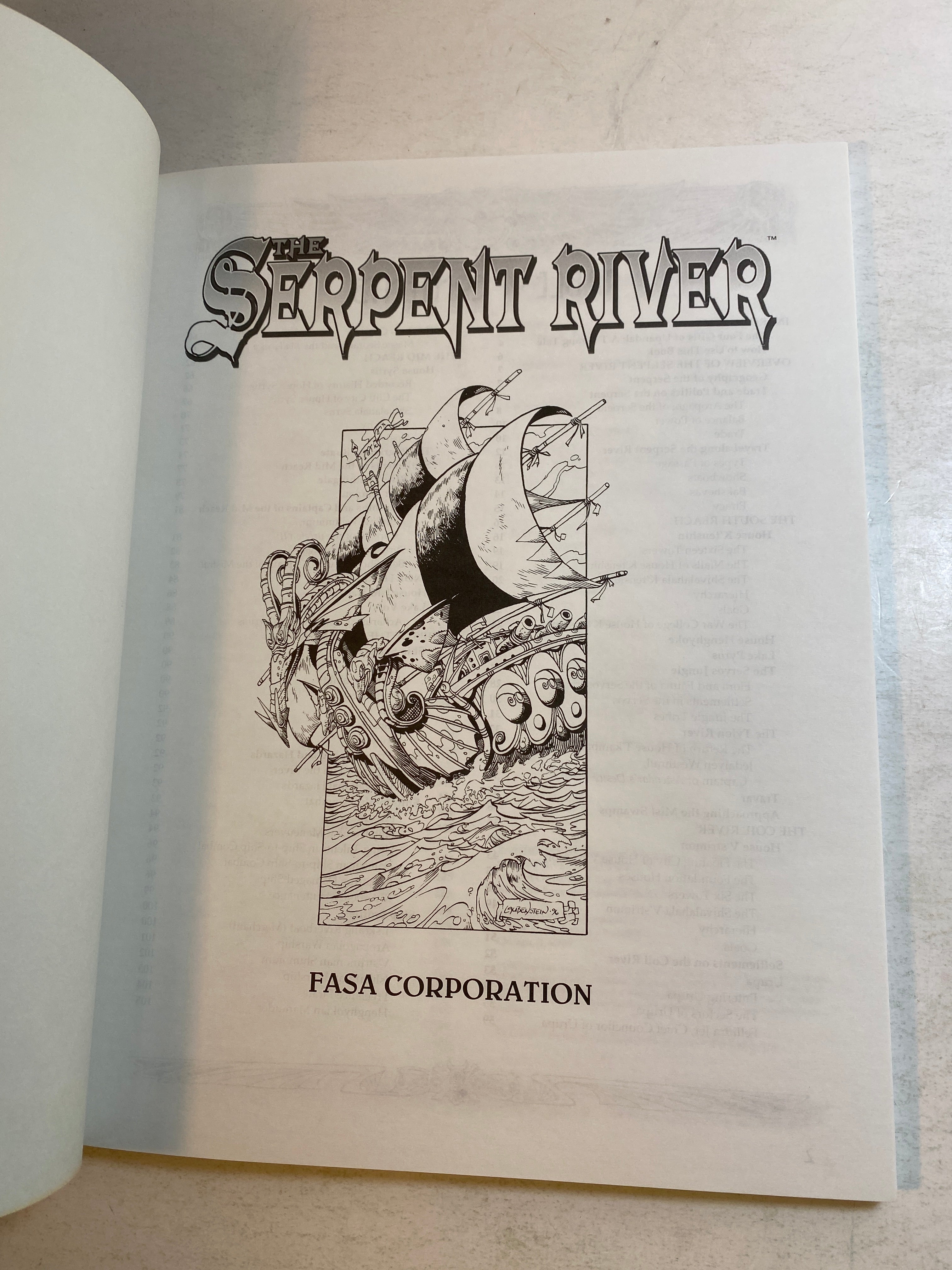 Earthdawn RPG Serpent River SC 1996