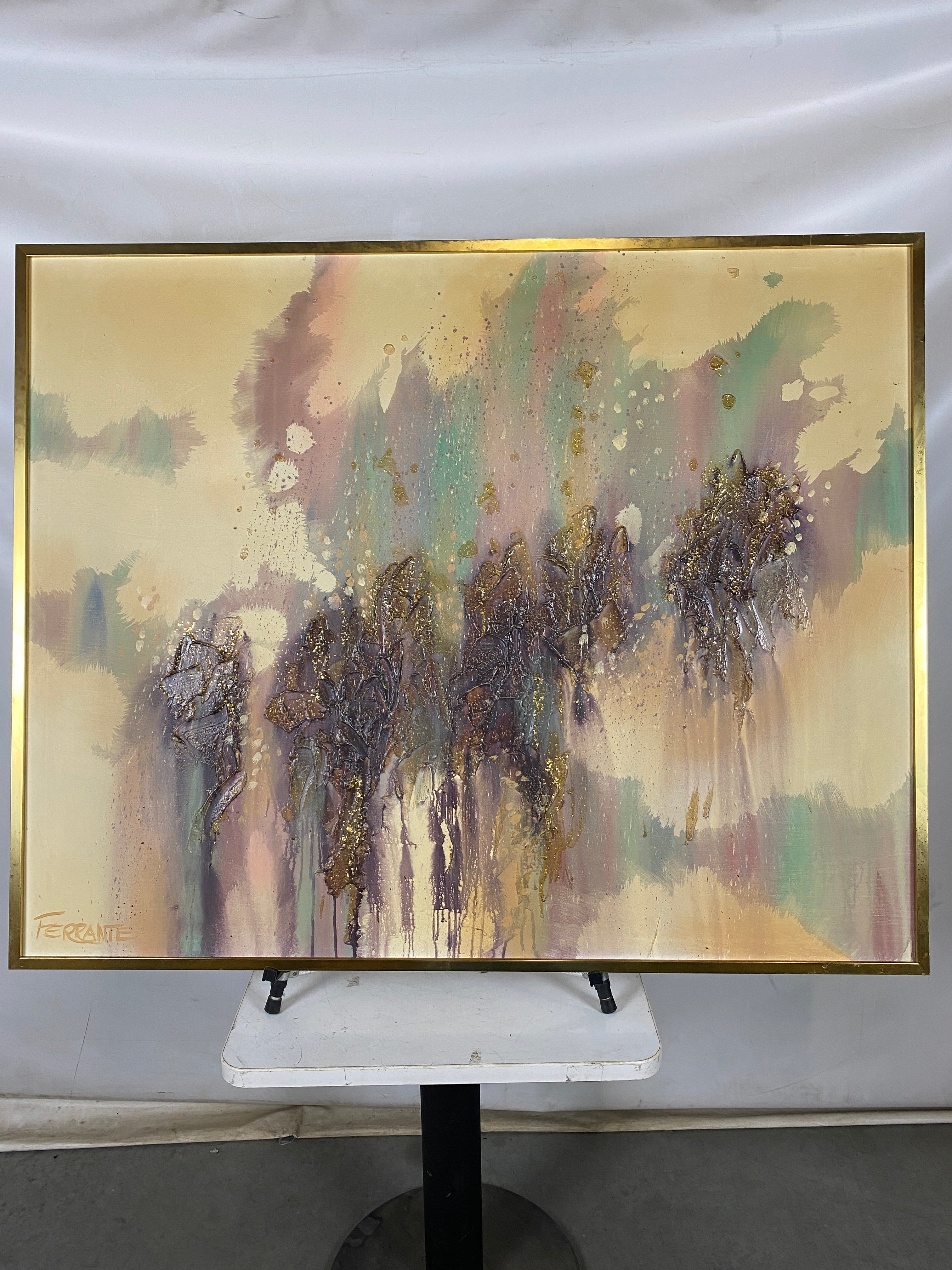 Abstract Mixed Media Painting