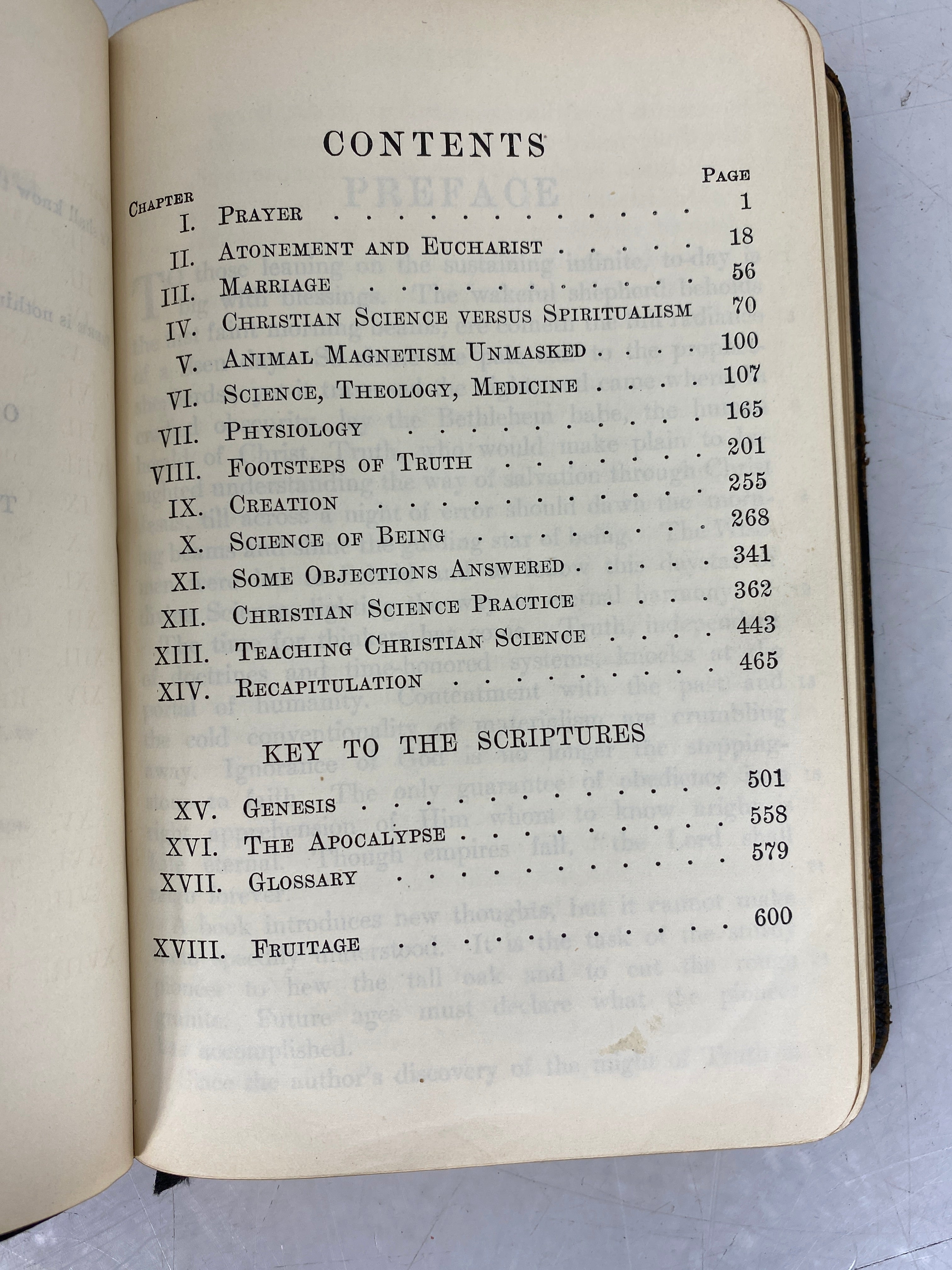 Science and Health With Key to the Scriptures by Mary Baker Eddy 1917 SC