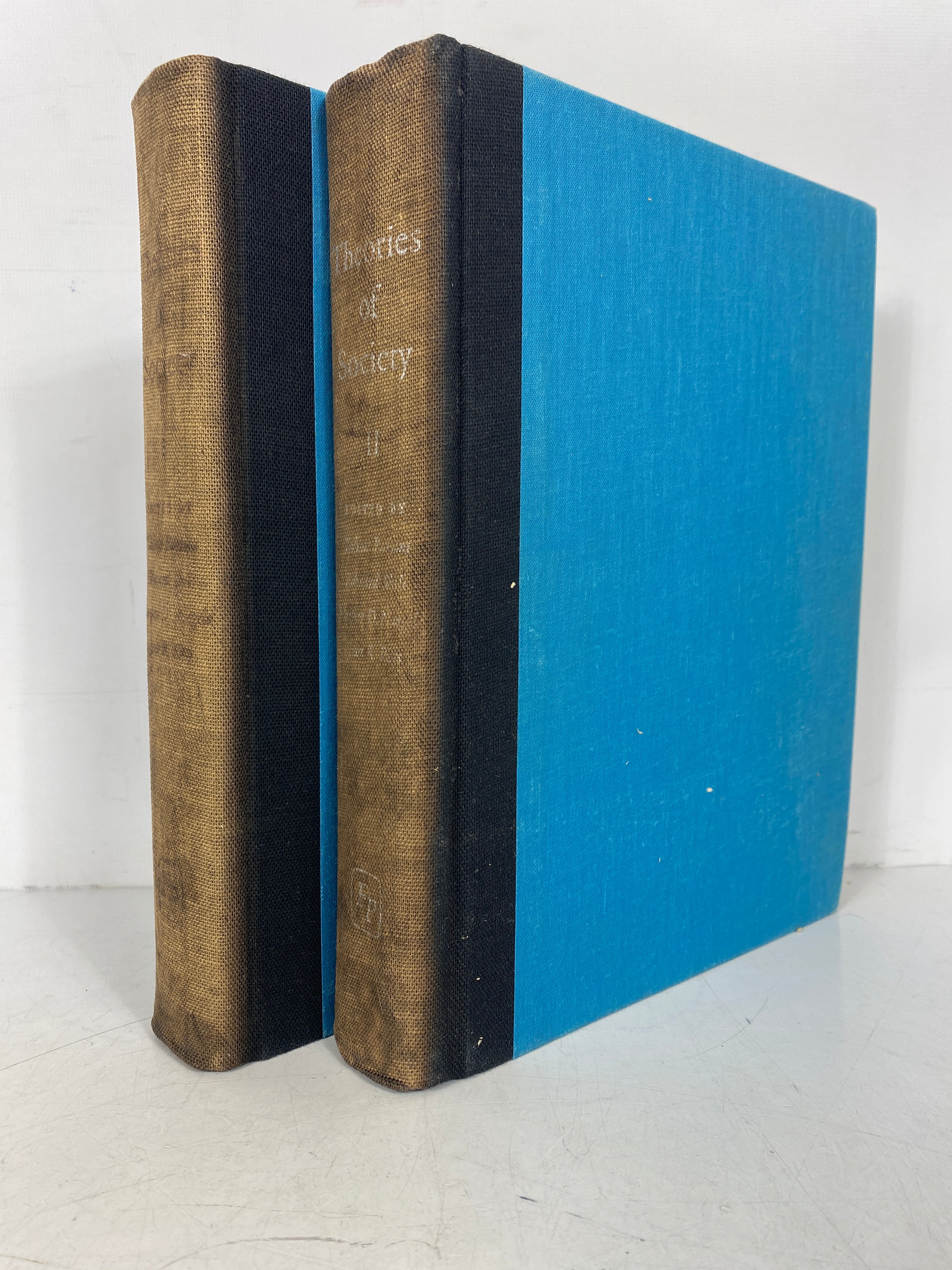 2 Volume Set Theories of Society Parsons/Shils/Naegele/Pitts 1962 in Slipcase