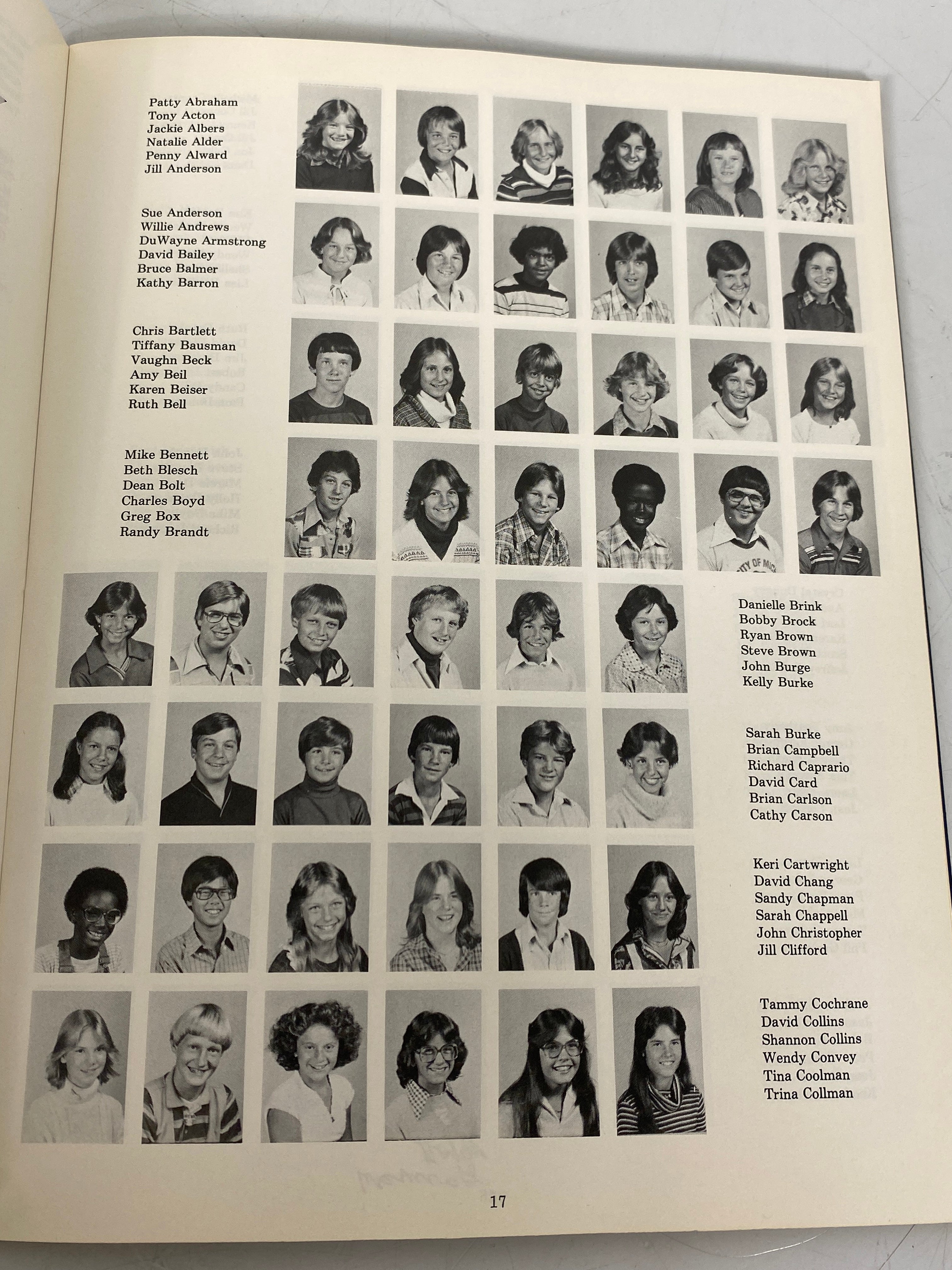 1979 Kinawa Middle School Yearbook Okemos Michigan SC