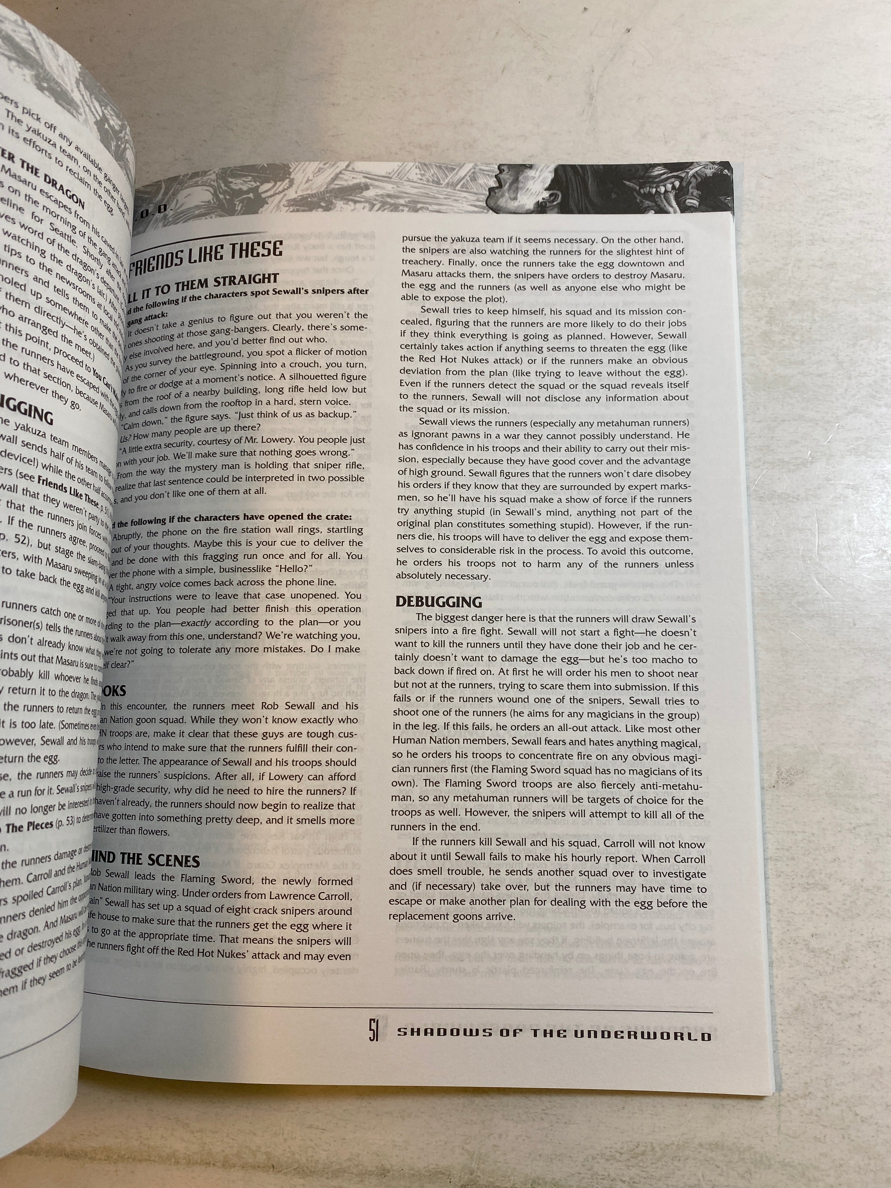 Shadowrun RPG Shadows of the Underworld SC 1996