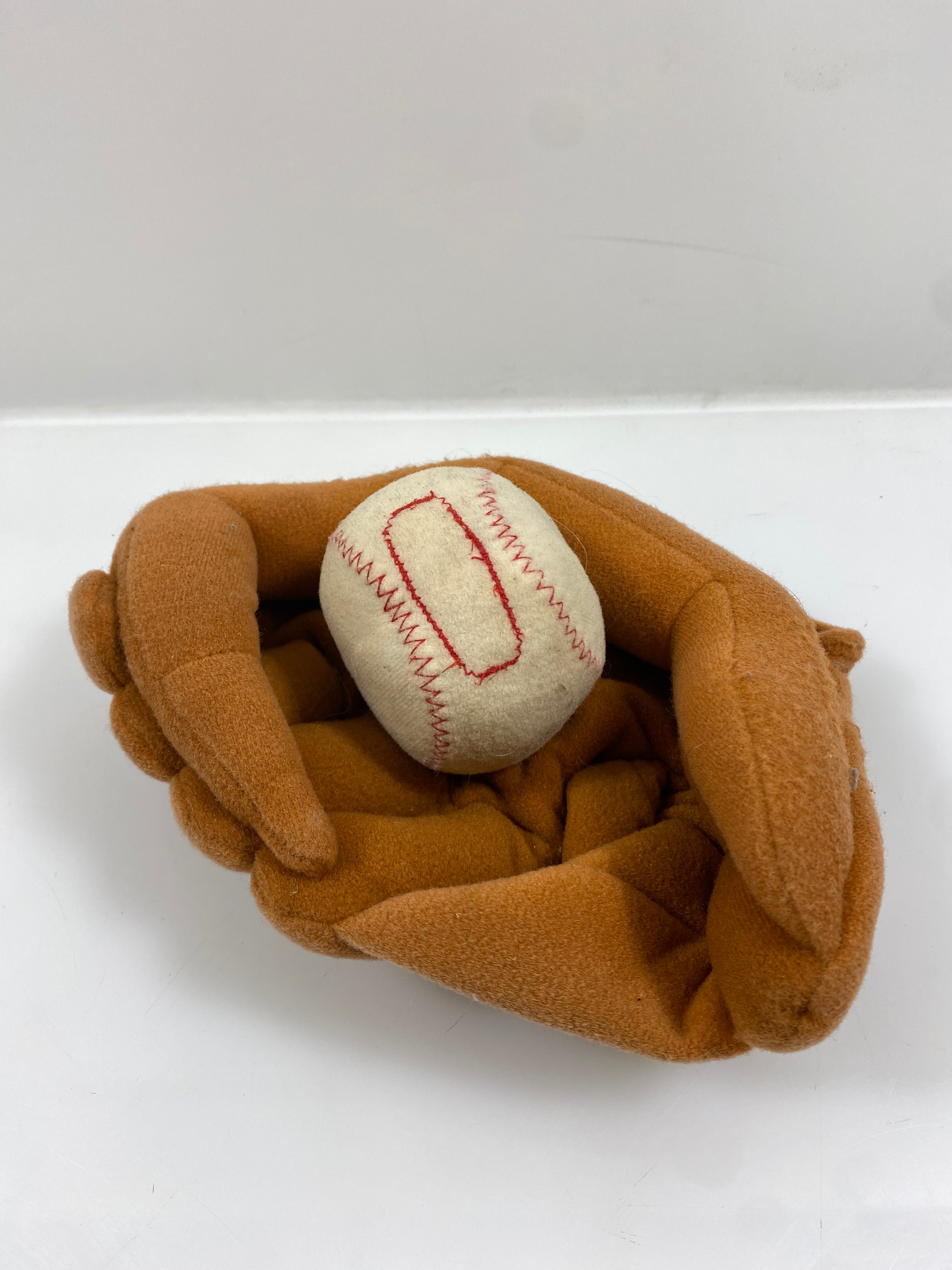 1987 Vintage Playskool Soft Baseball and Glove Toy