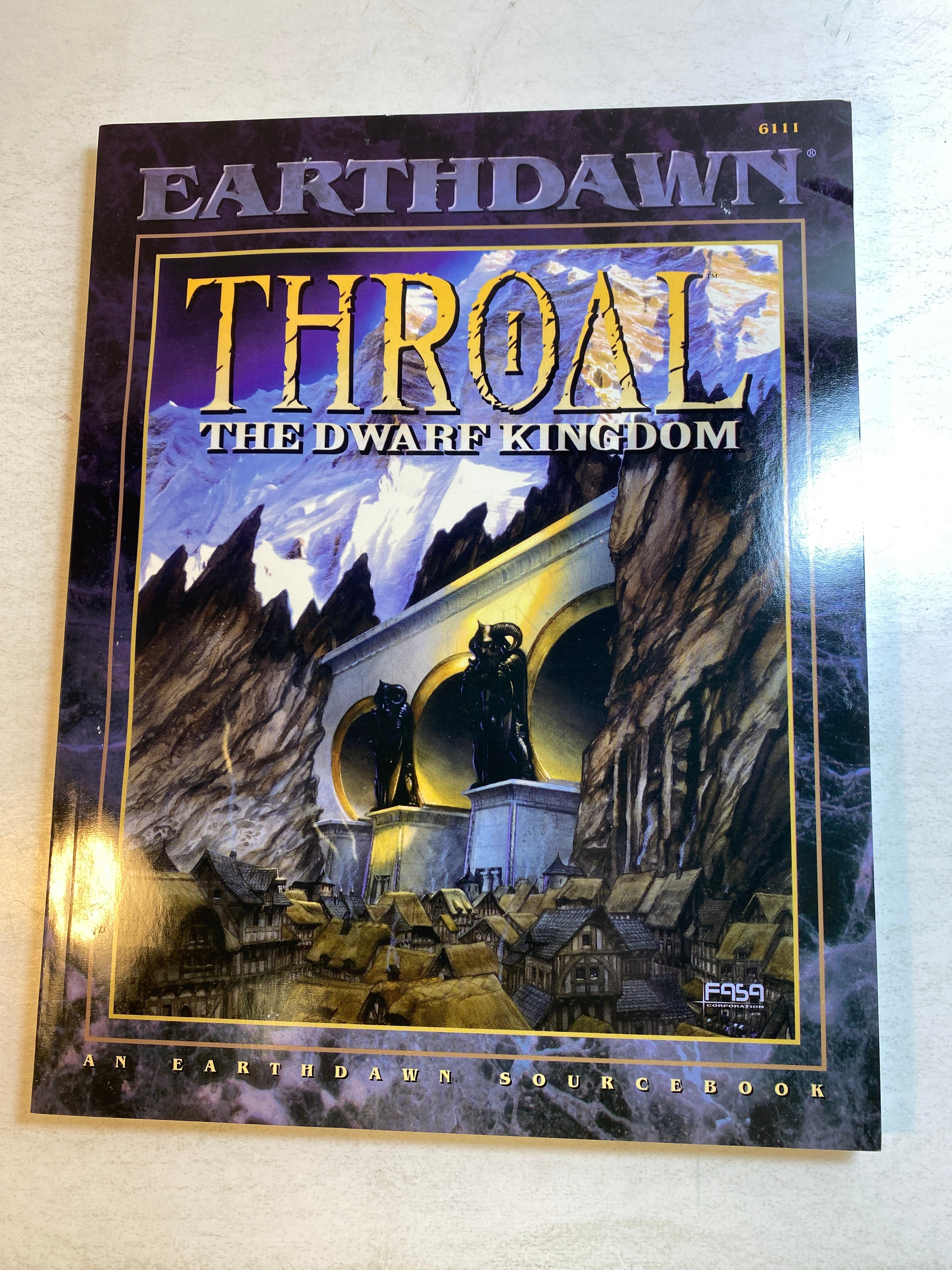 Earthdawn RPG Throal Dwarf Kingdom SC 1996
