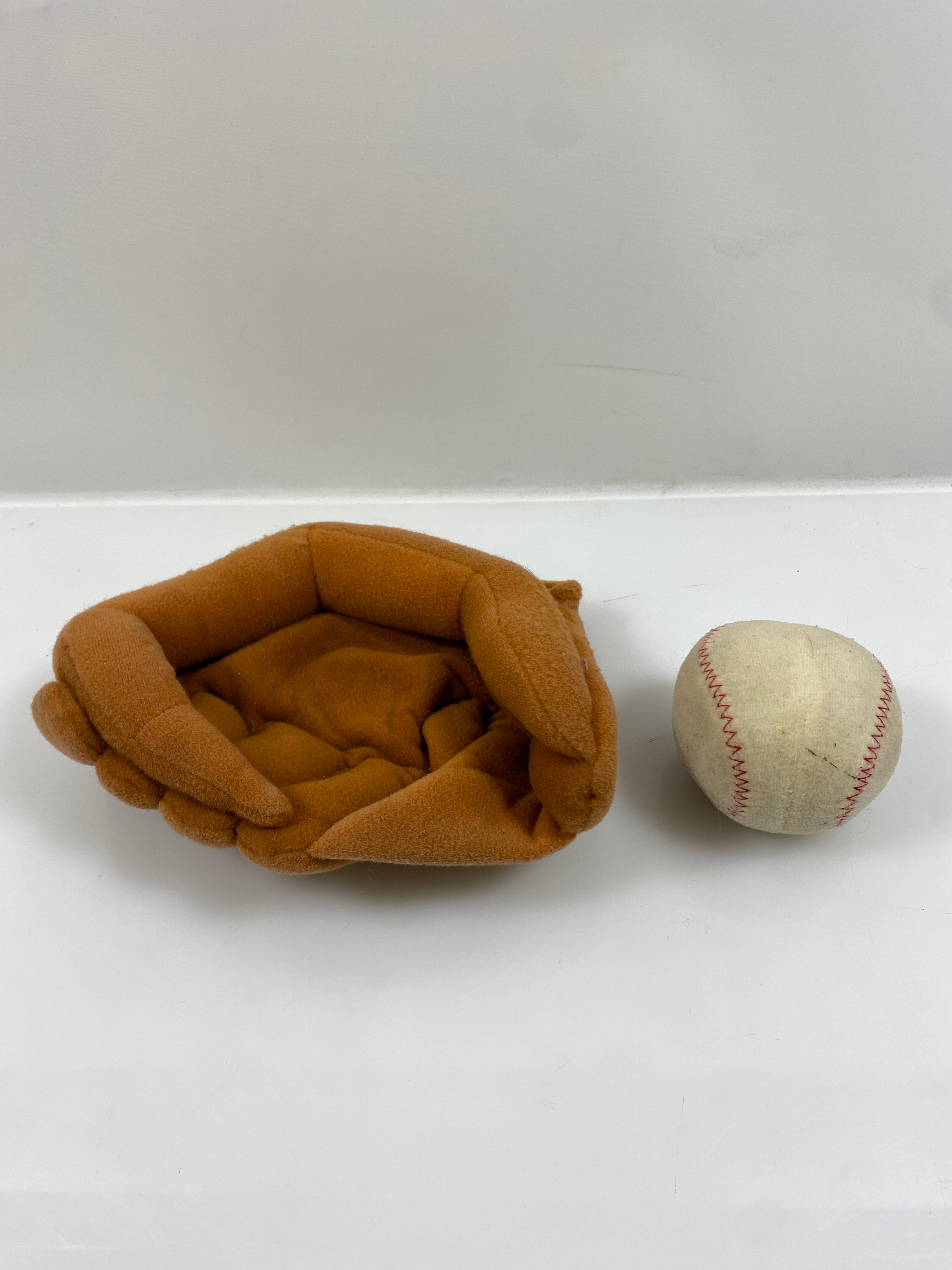 1987 Vintage Playskool Soft Baseball and Glove Toy