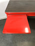 Vintage Steelcase Red Tanker Desk