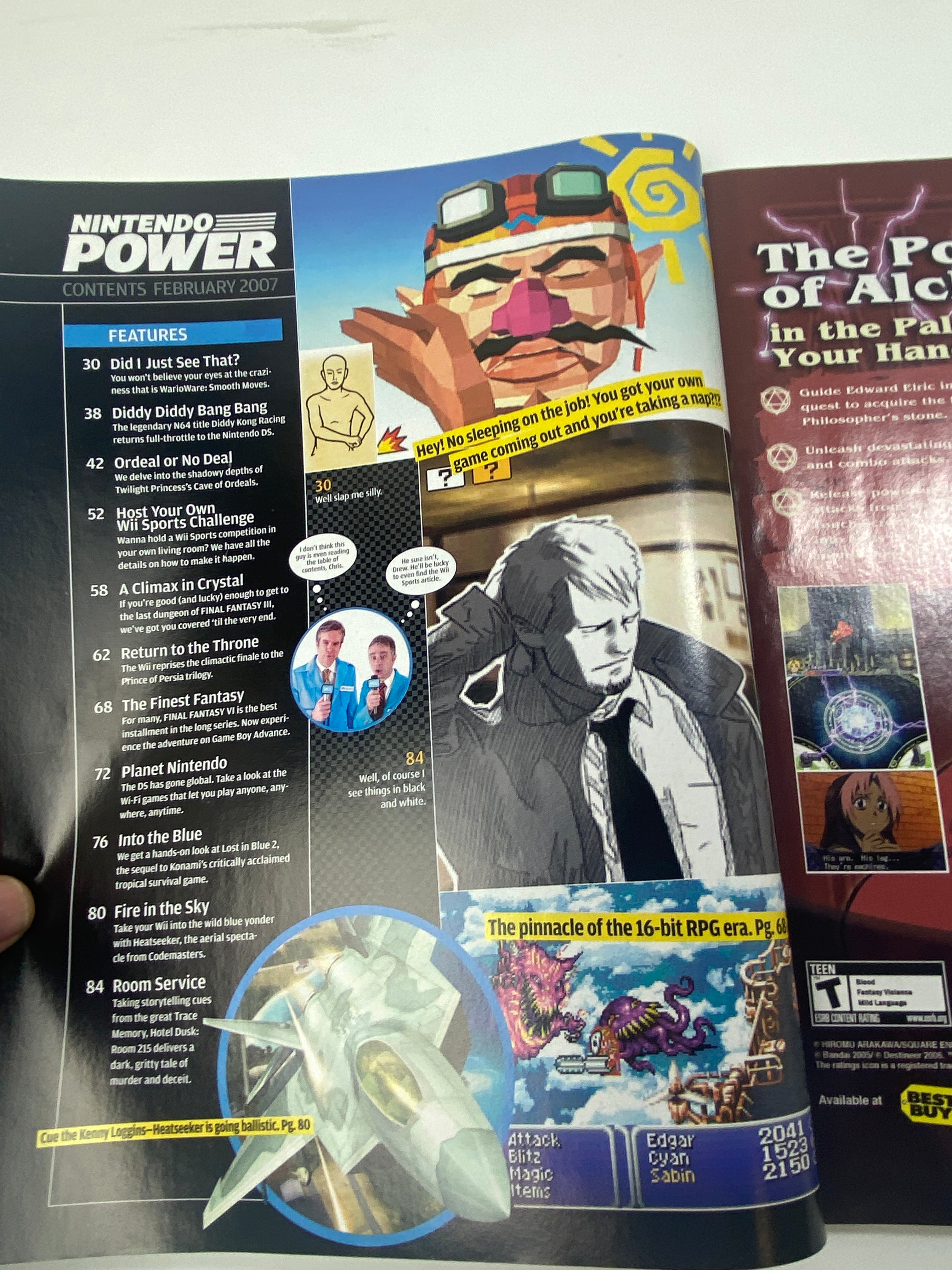 Nintendo Power Magazine Vol 212 February 2007 w/ poster