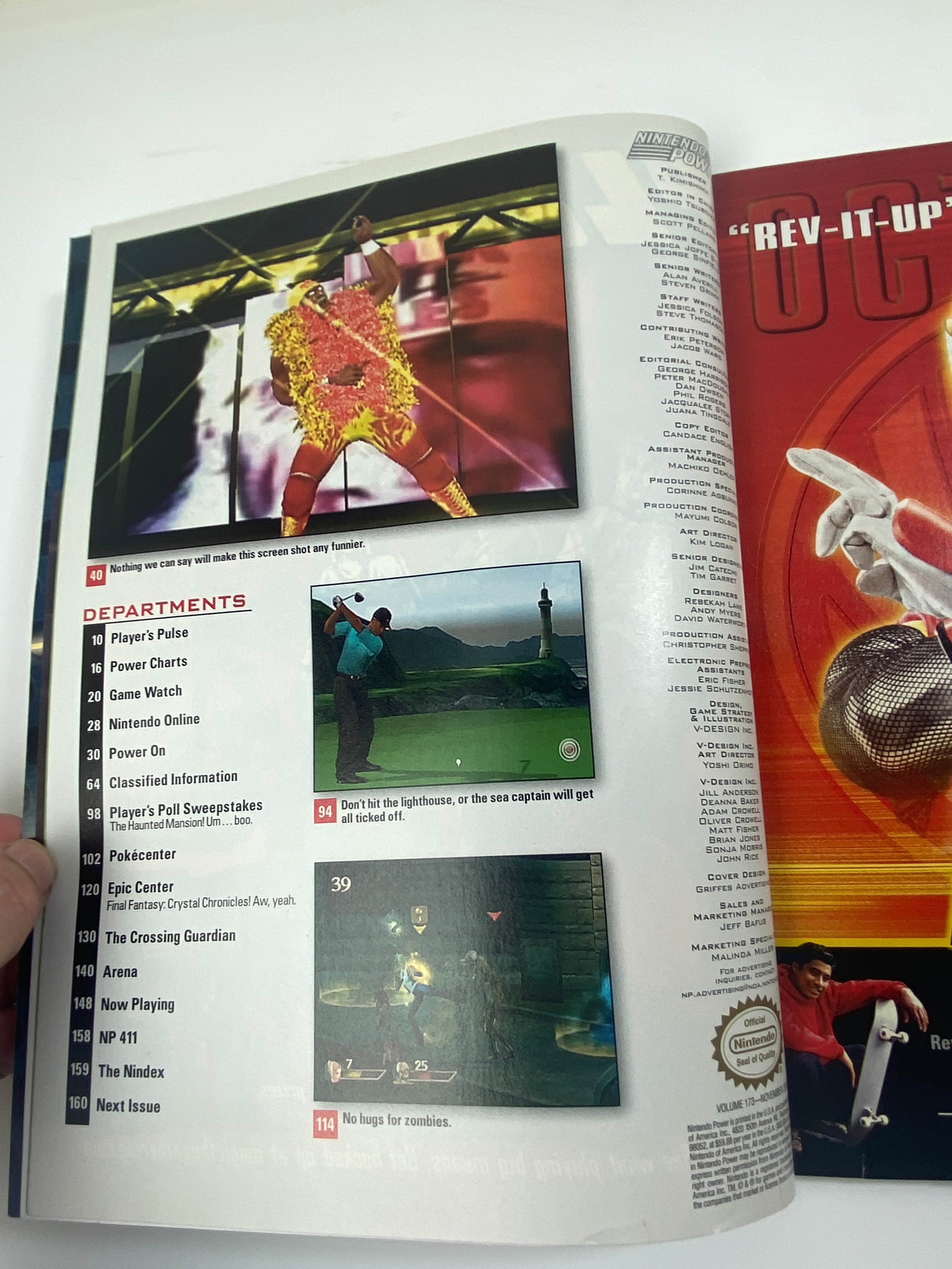 Nintendo Power Magazine Vol 173 November 2003 w/ TMNT poster