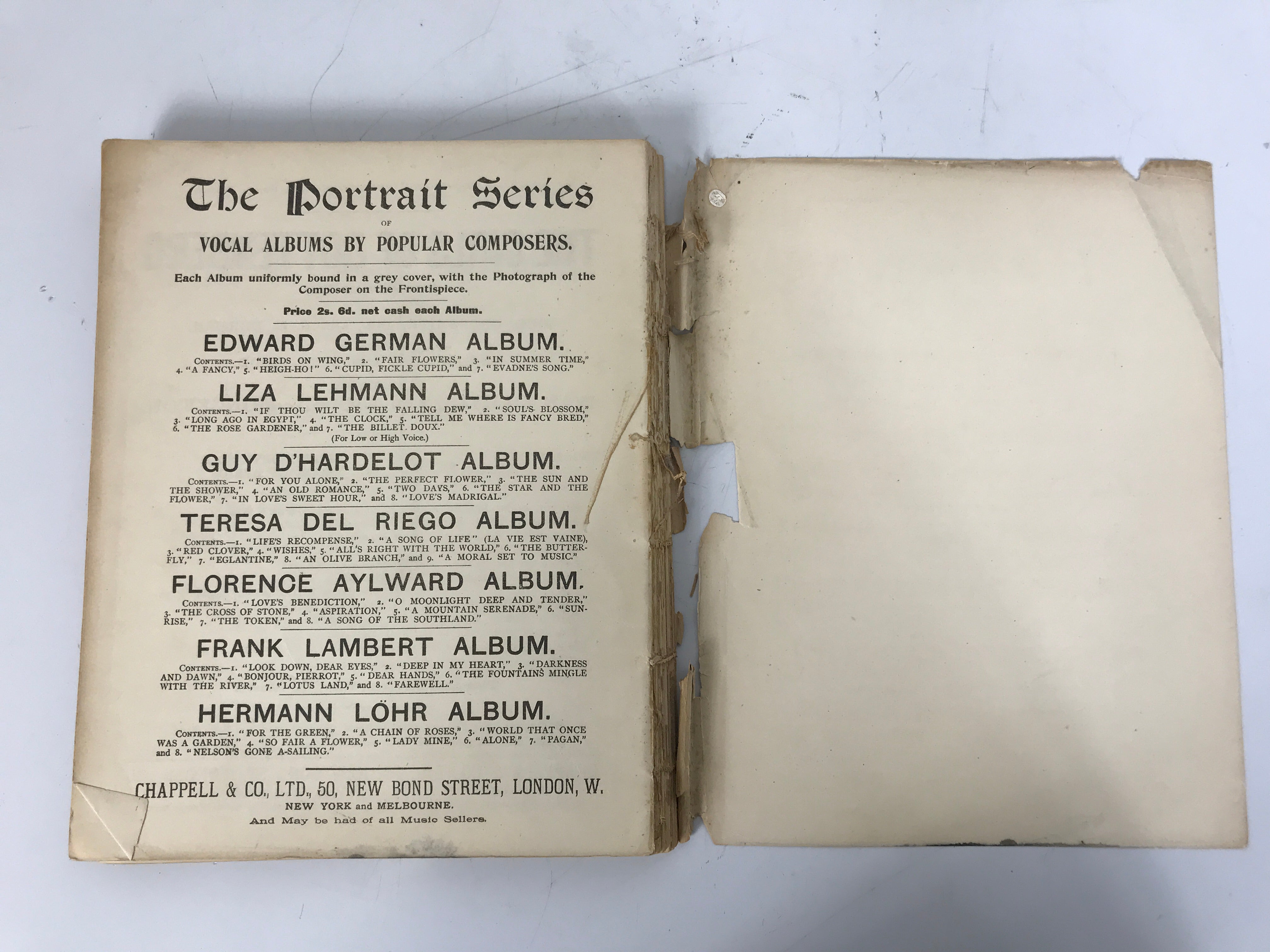 Havana A Musical Play in 3 Acts Complete Leslie Stuart 1908 Antique SC