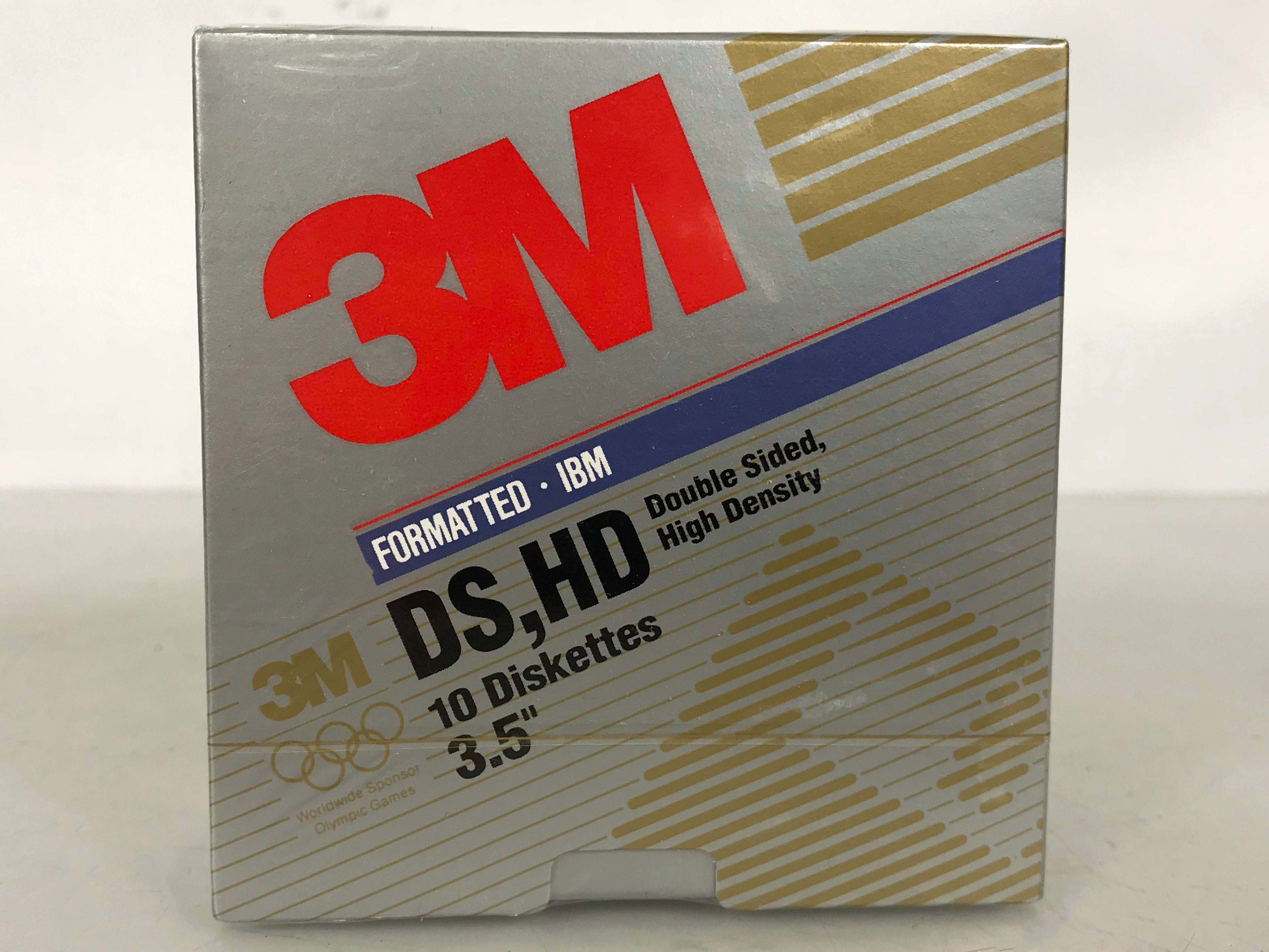 3M High Density DS HD 3.5" Diskettes 10-Count