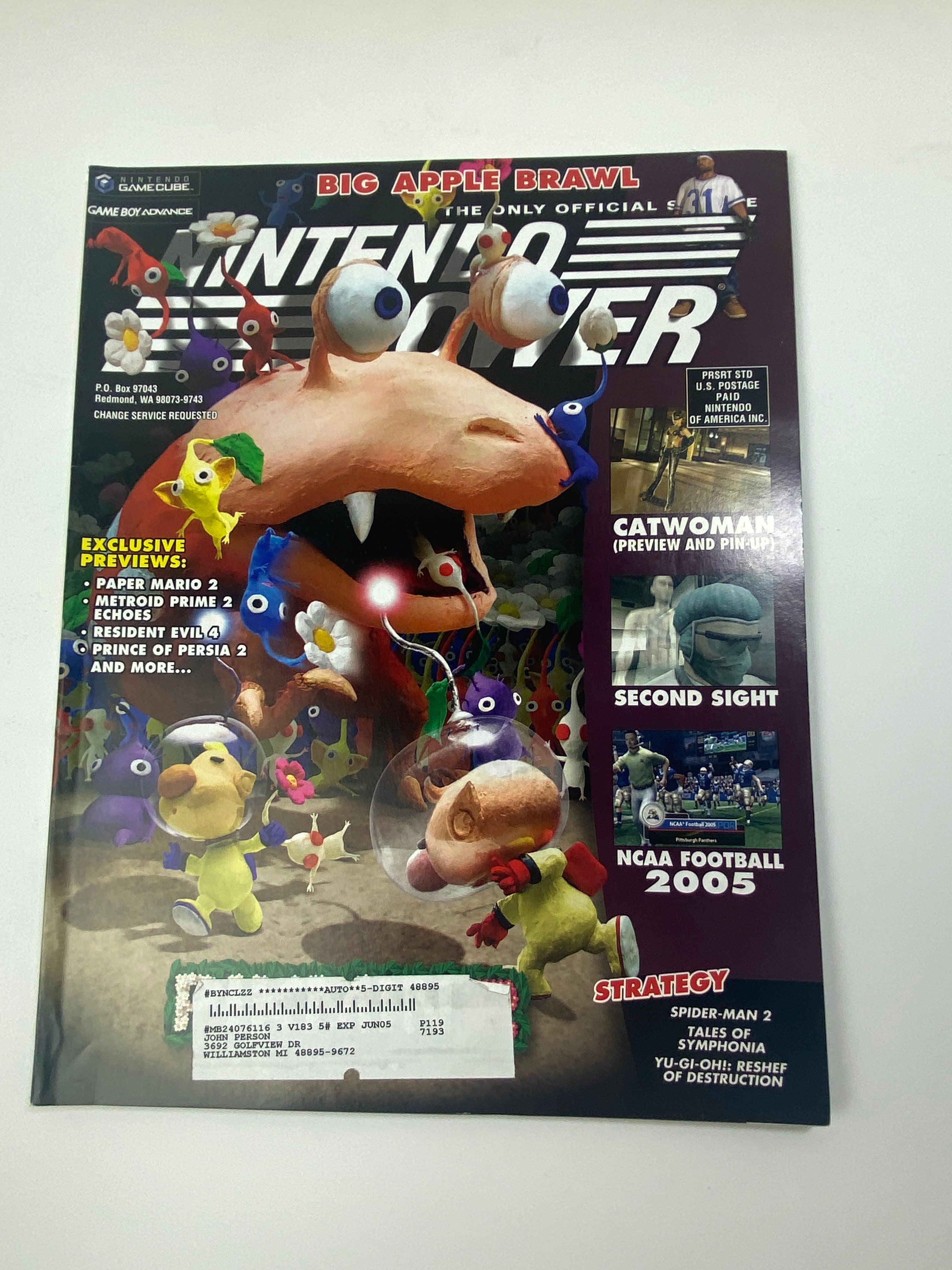 Nintendo Power Magazine Vol 183 September 2004 w/ poster