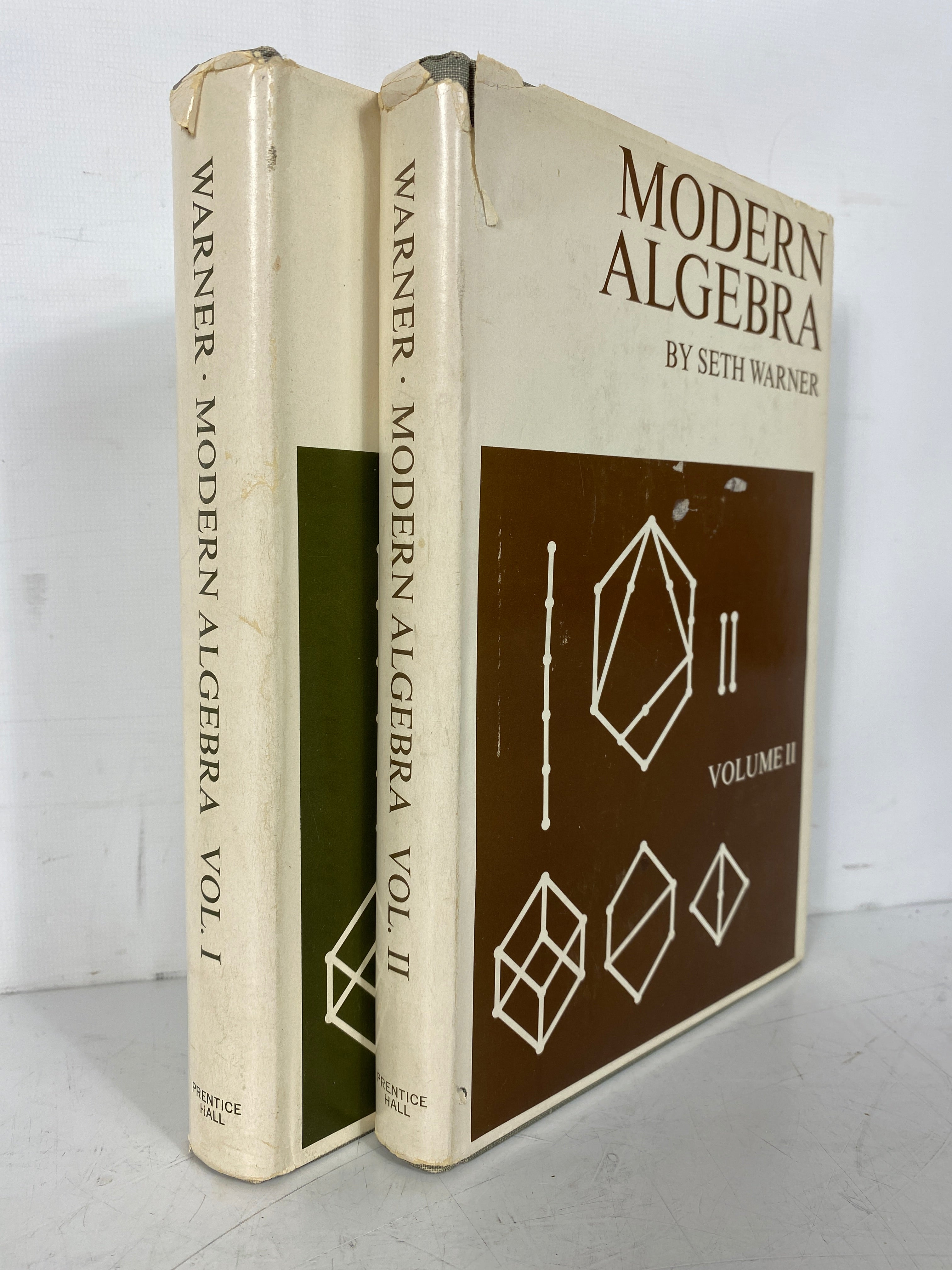 2 Vol Set: Modern Algebra I and II by Seth Warner 1965 HC DJ