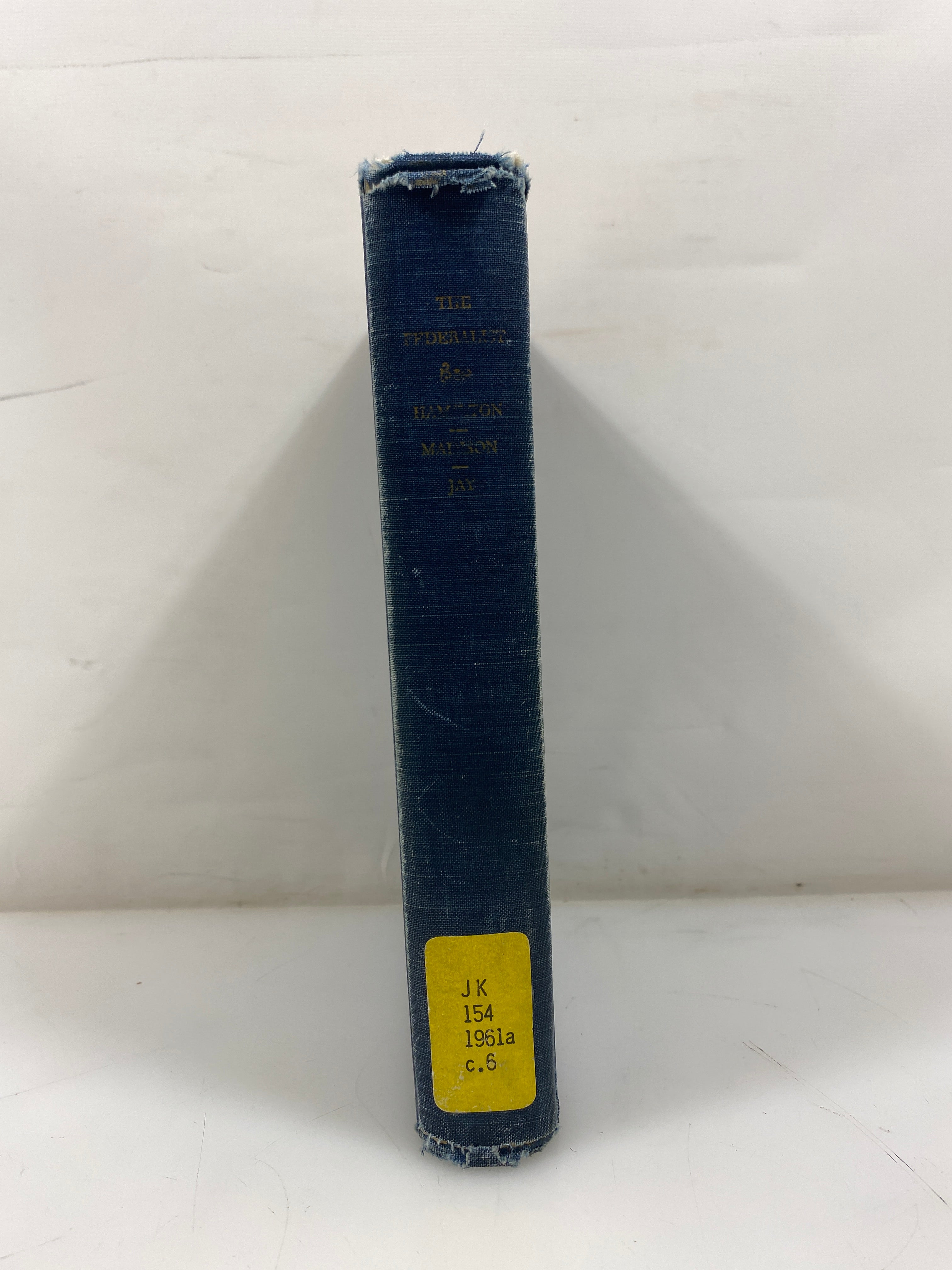 The Federalist by Hamilton/Madison/Jay Ex-library 1961 HC