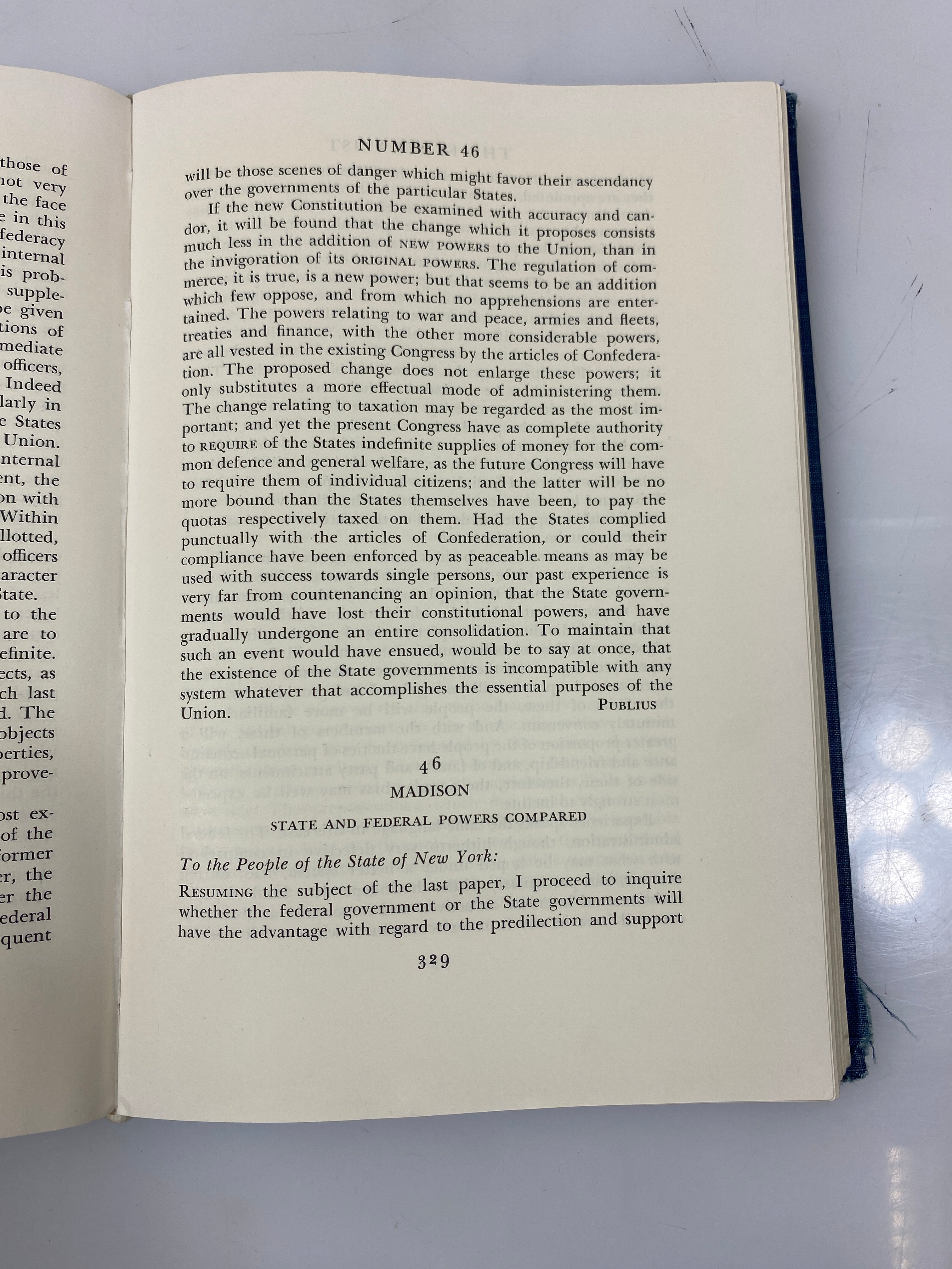 The Federalist by Hamilton/Madison/Jay Ex-library 1961 HC